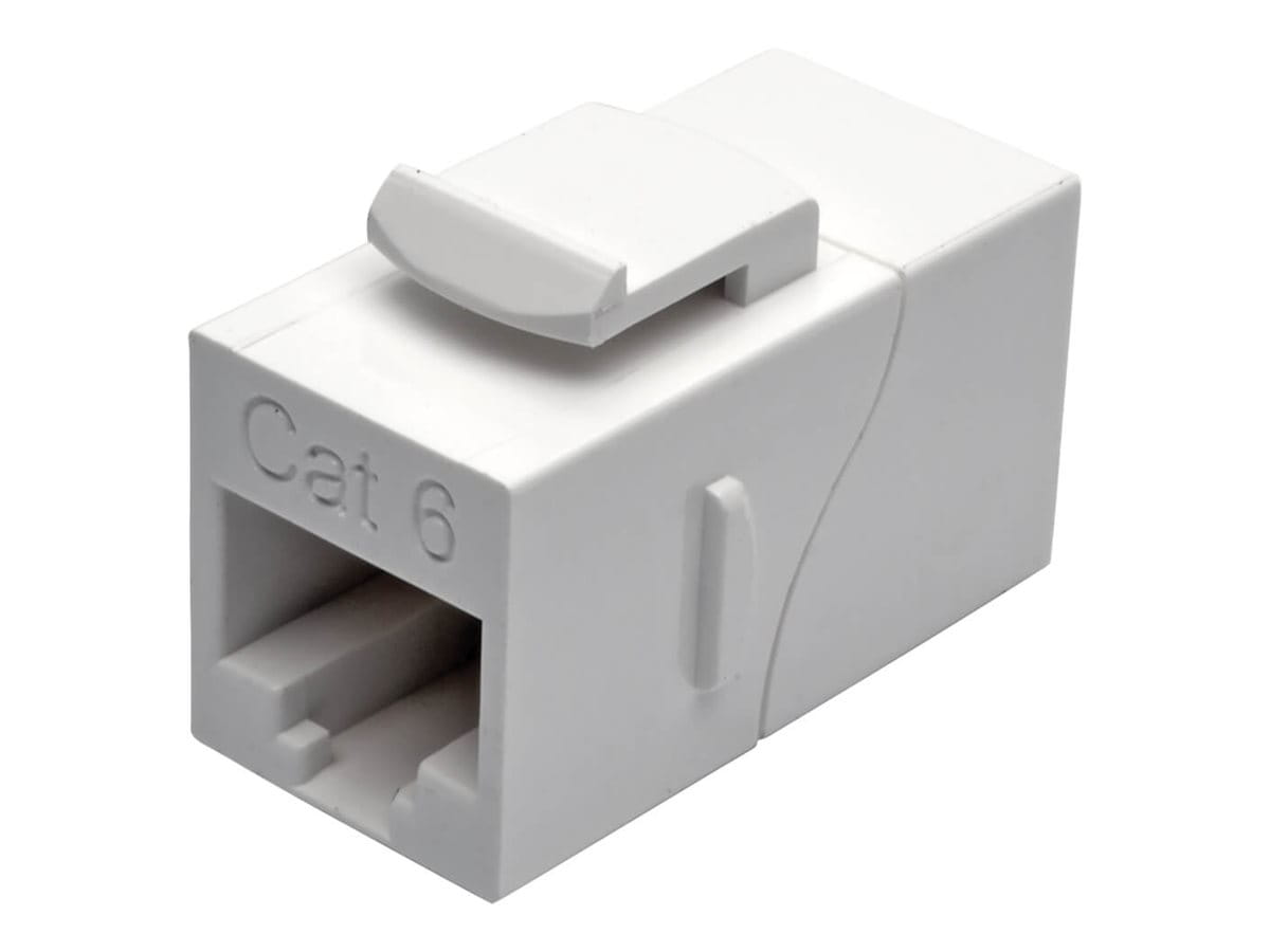 Tripp Eaton Tripp Lite Series Straight-Through Modular In-Line Snap-In Coupler - Netzwerkkoppler - TAA-konform - RJ-45 (W)