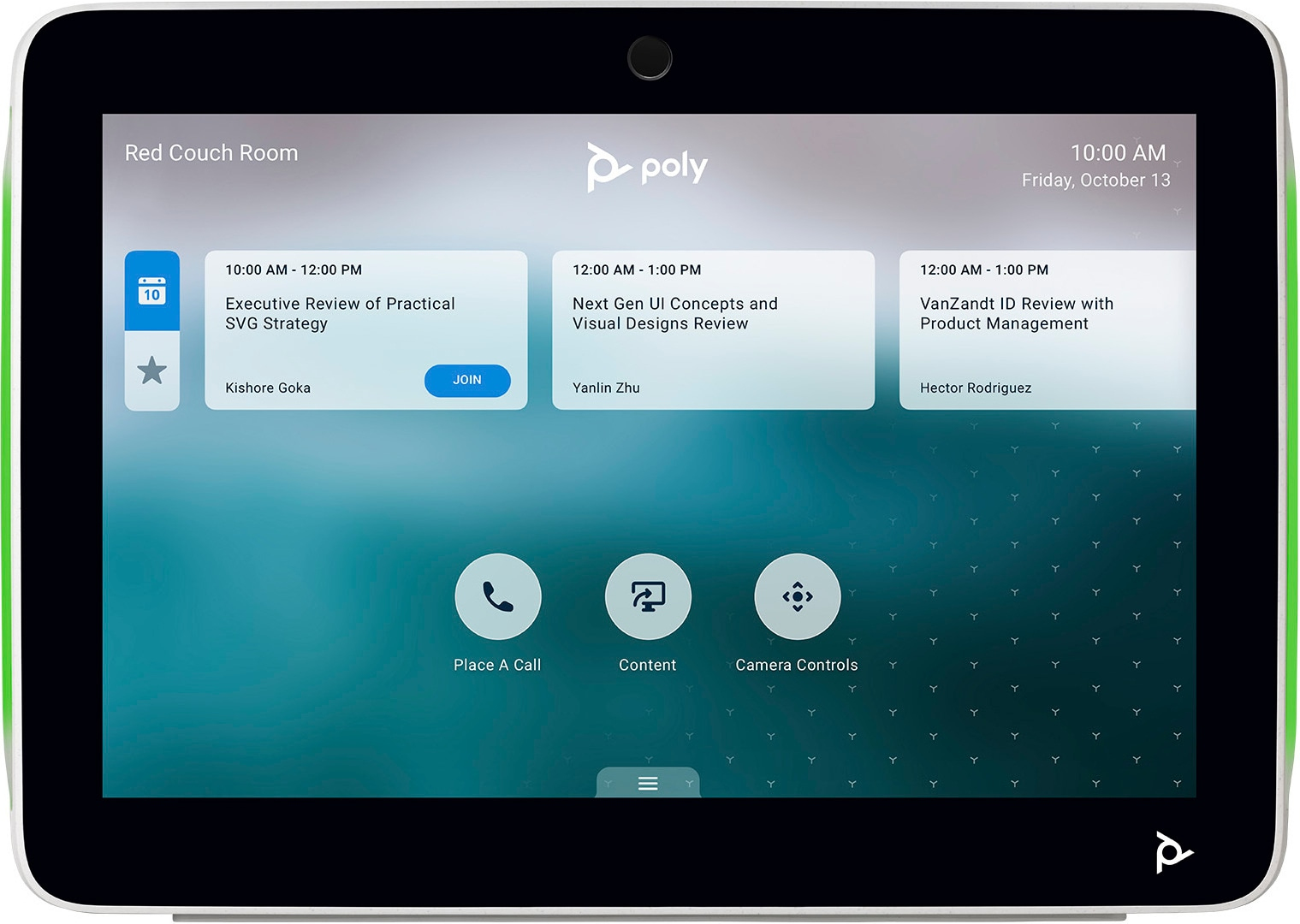 HP Poly TC10 - Touch Controller - Certified for Zoom Rooms