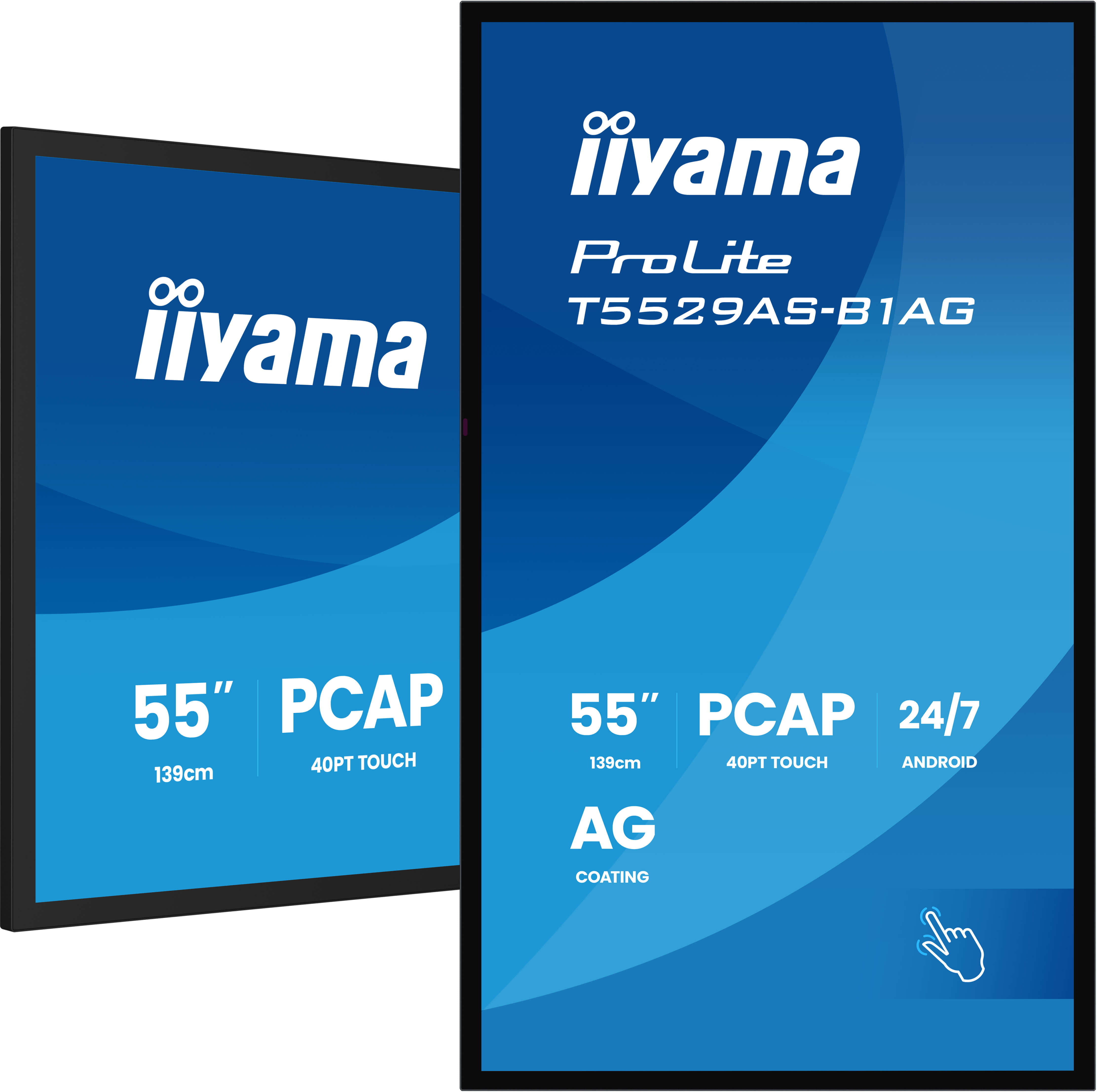 Iiyama ProLite T5529AS-B1AG - 140 cm (55") Diagonalklasse (139 cm (54.6")