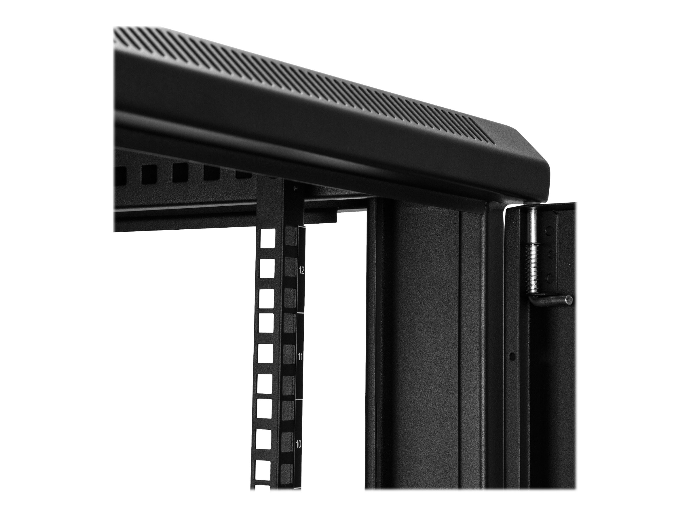 StarTech.com 12HE Serverschrank - 4 Pfosten Einstellbare Tiefe (5 bis 76cm)