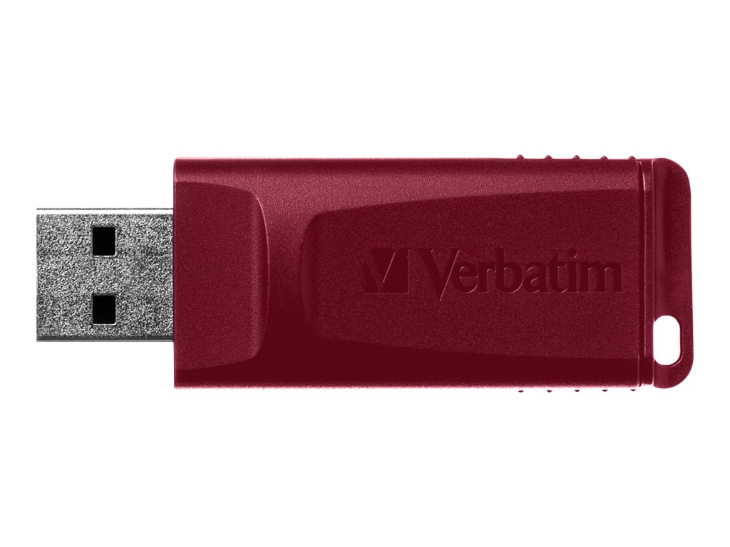 Verbatim Slider - USB-Flash-Laufwerk - 16 GB - USB 2.0 - Blau, Rot, grün (Packung mit 3)