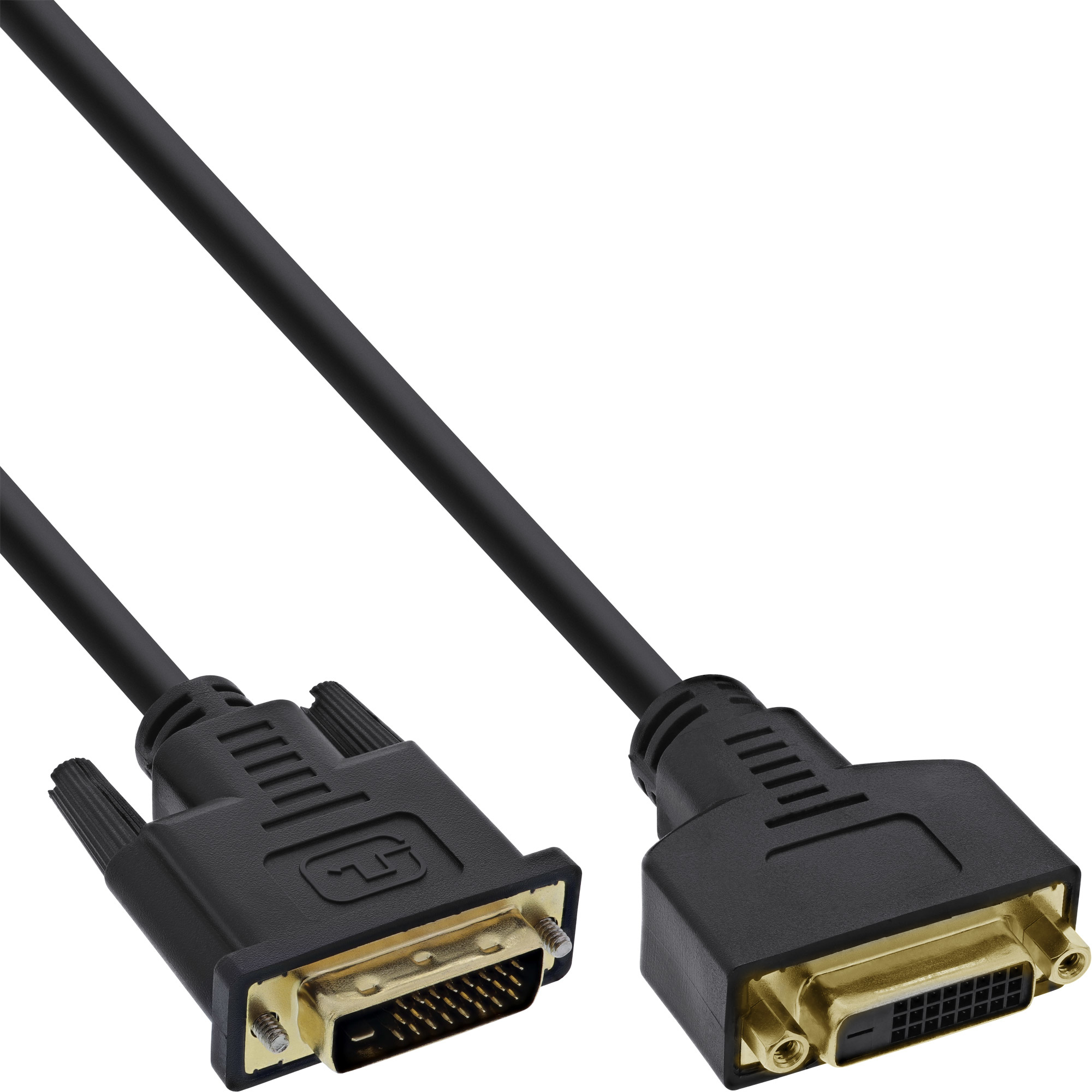 InLine DVI-D Verlängerung Premium - digital 24+1 Stecker / Buchse - Dual Link - 3m
