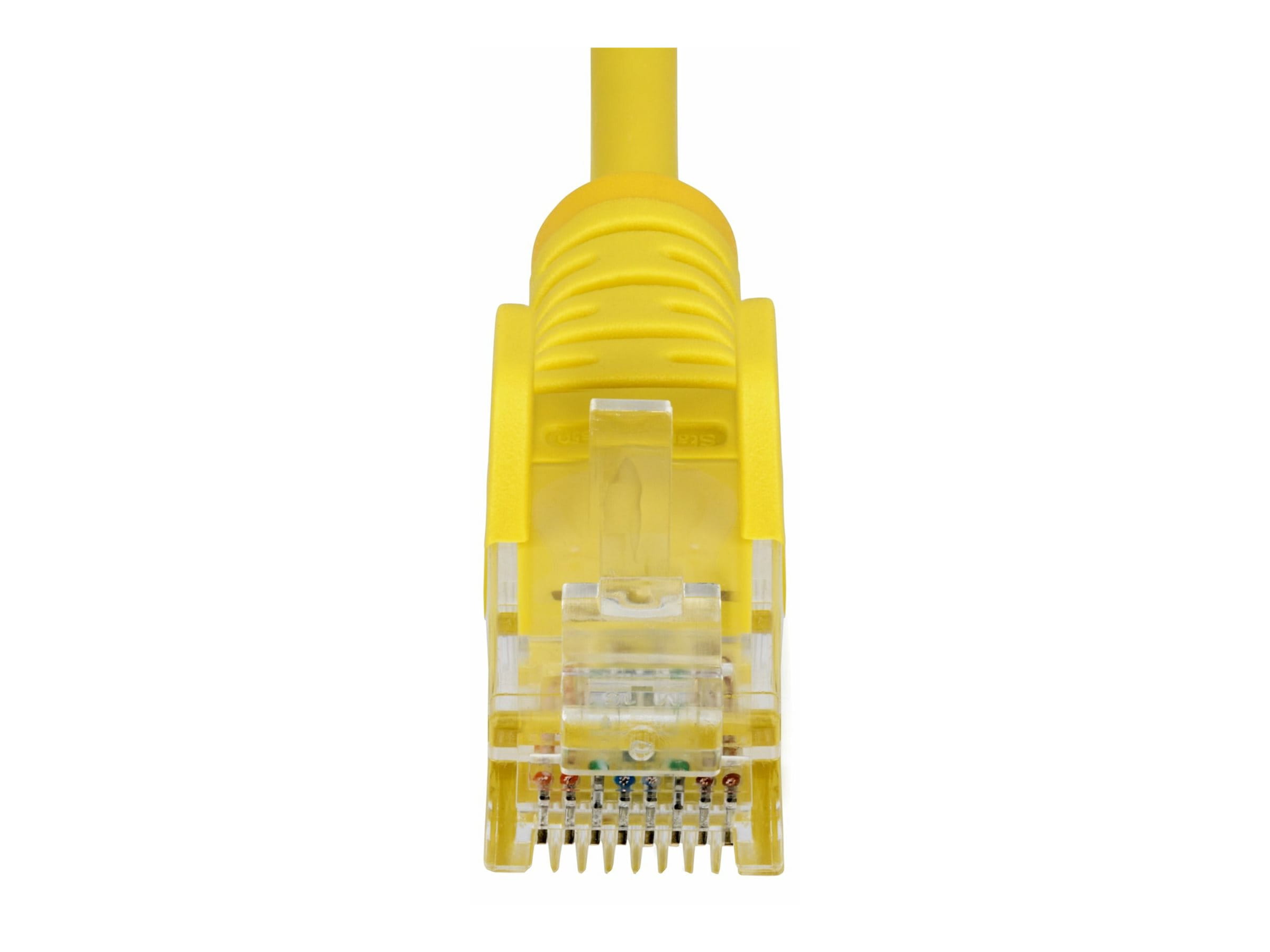 StarTech.com 2.5m Yellow Slim CAT6 Ethernet Cable, Snagless, 28AWG, LSZH - Patch-Kabel - RJ-45 (M)