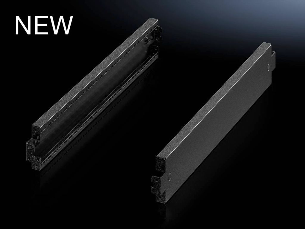Rittal Rack-Sockelblenden - RAL 9005 - für