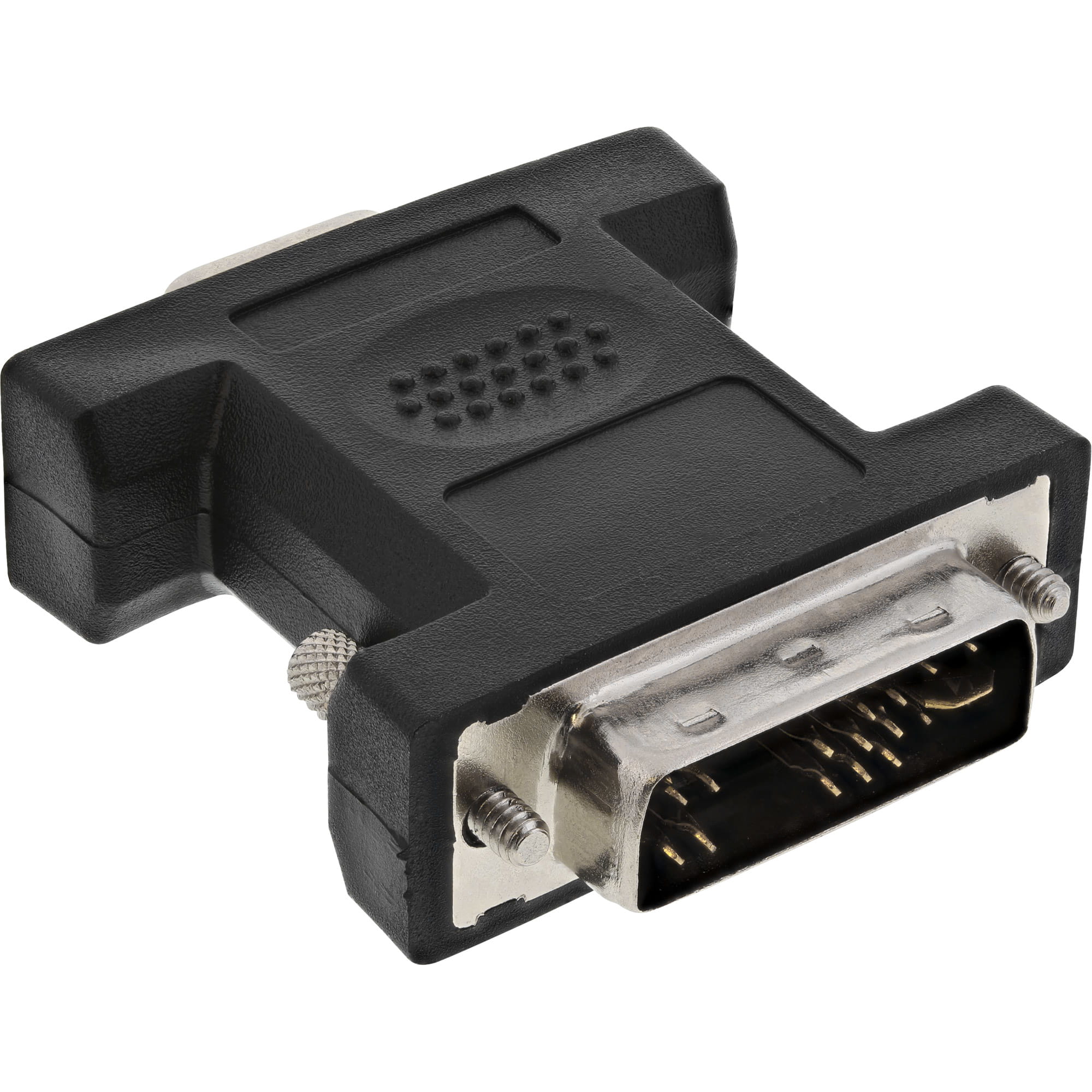 InLine DVI-A Adapter - Analog 12+5 Stecker auf 15pol HD Buchse (VGA)