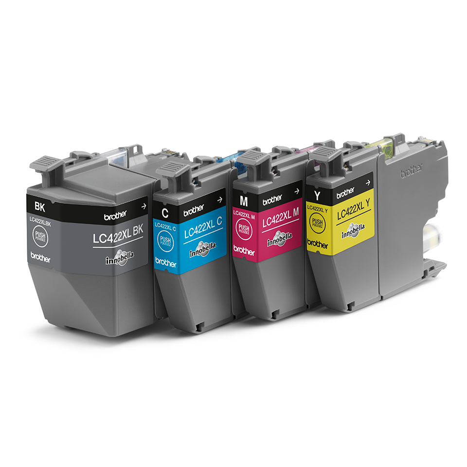 Brother LC422XL - 4er-Pack - Schwarz, Gelb, Cyan, Magenta