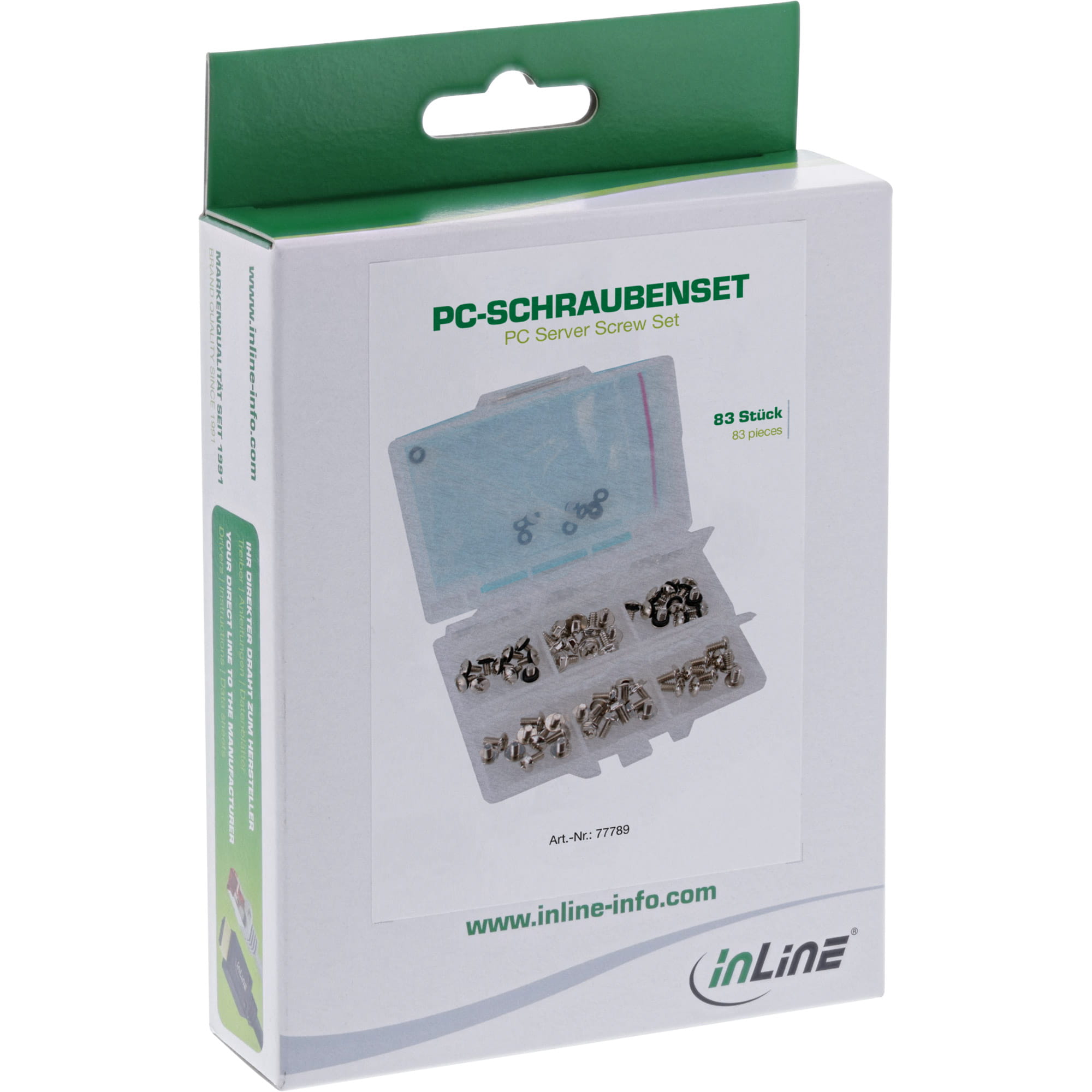 InLine PC-Schraubenset - 83-teilig