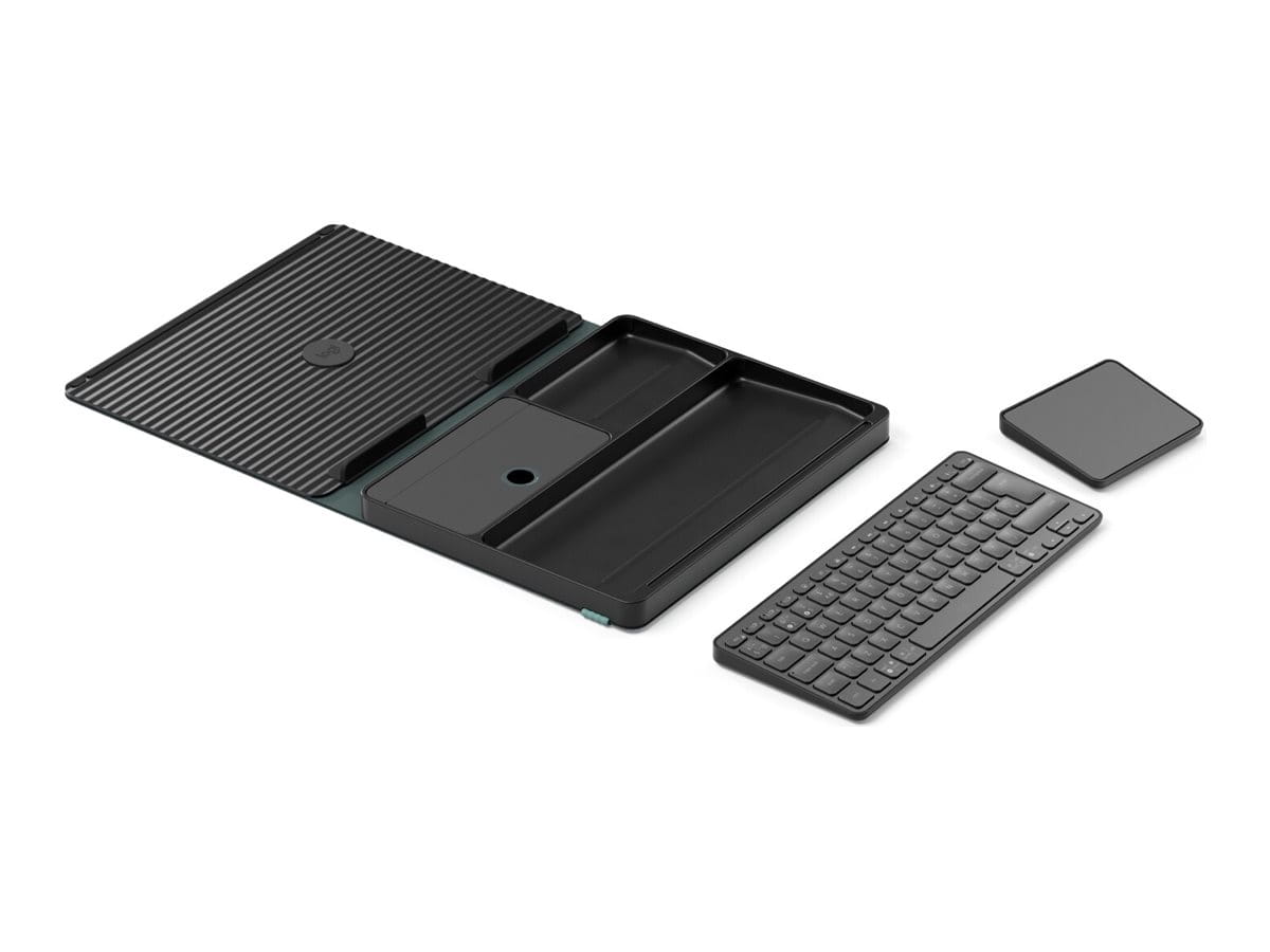 Logitech Casa Pop-Up Desk - Tastatur- und Touchpad-Set