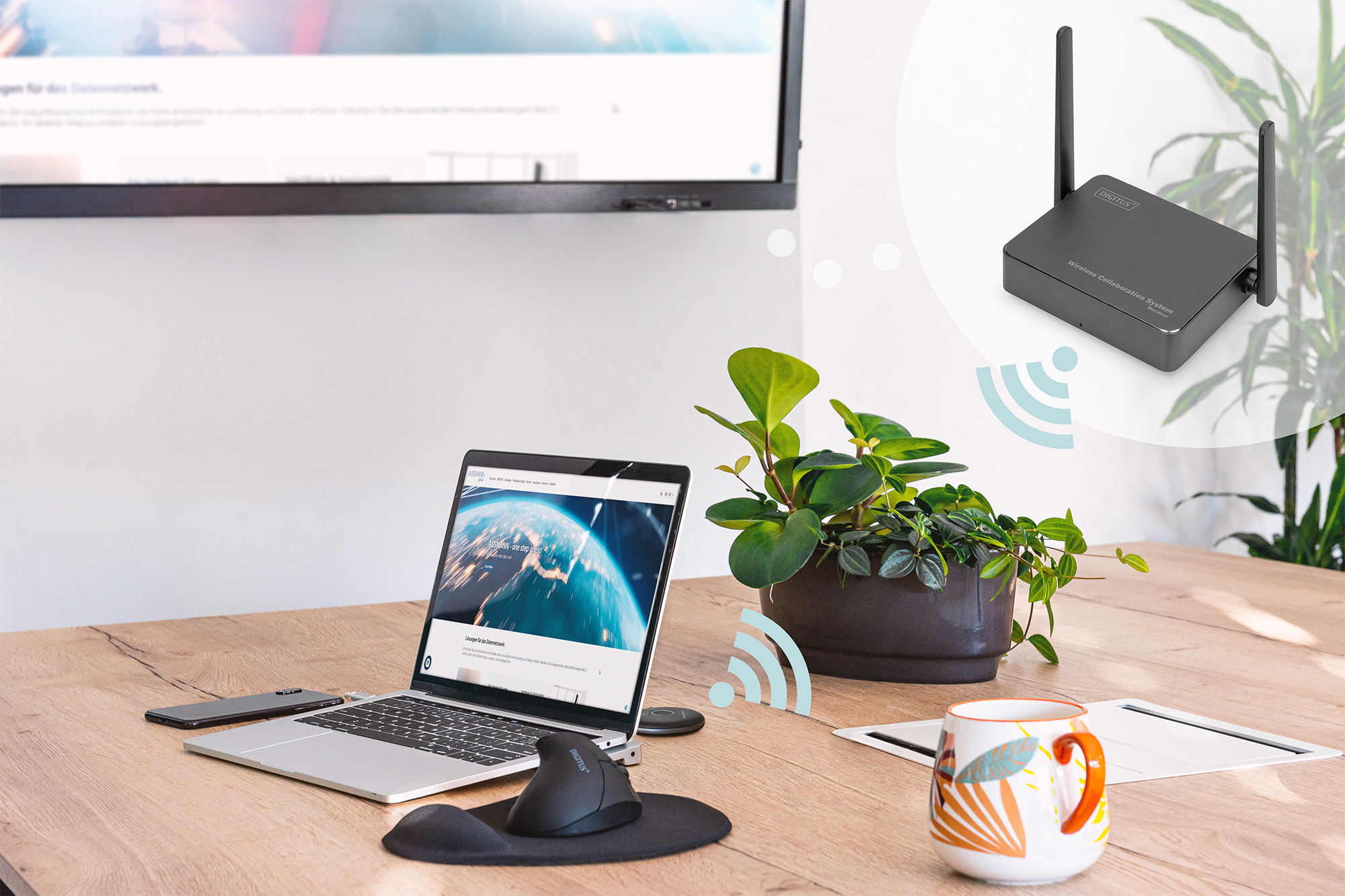 DIGITUS Wireless HDMI Transmitter für Click & Present Pro (DS-55317)