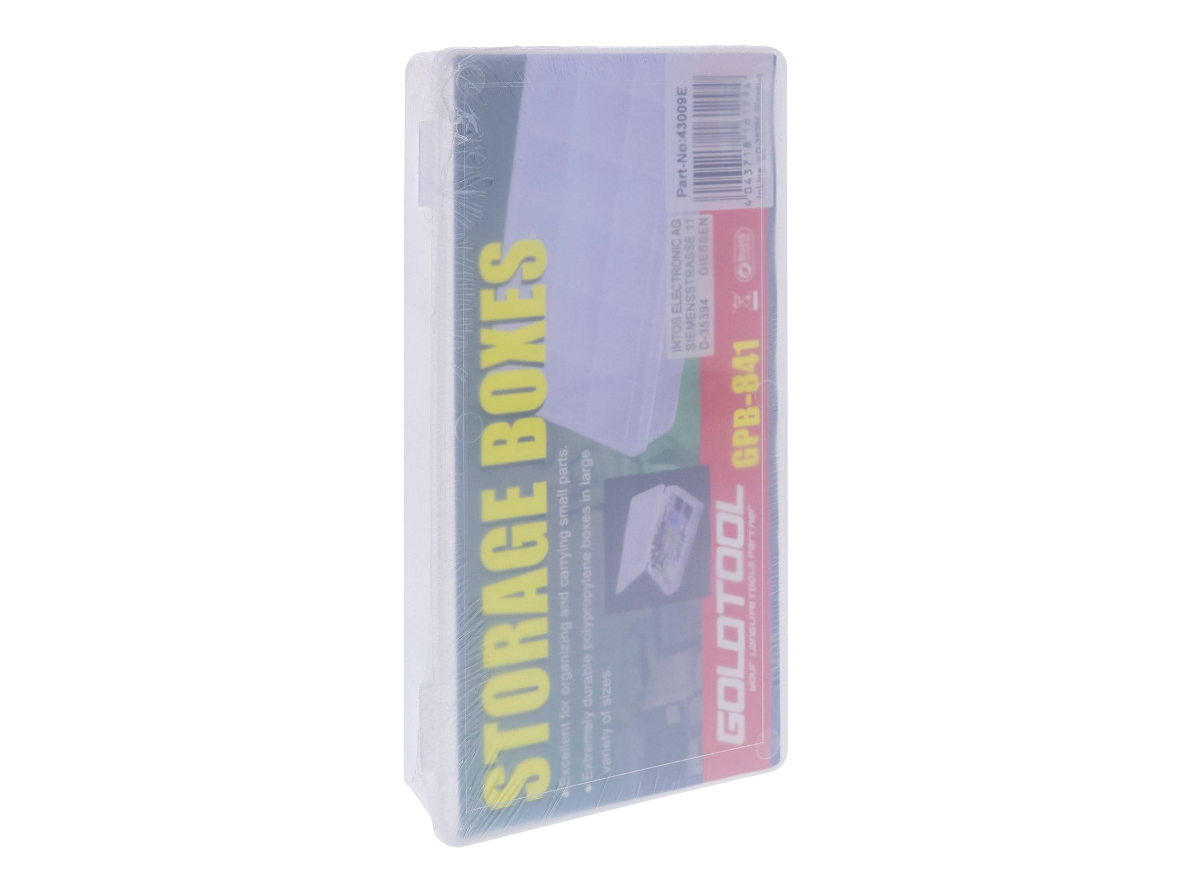 InLine Kleinteilebox - 18 Fächer - Abmessungen: 213x114x35mm - transparent