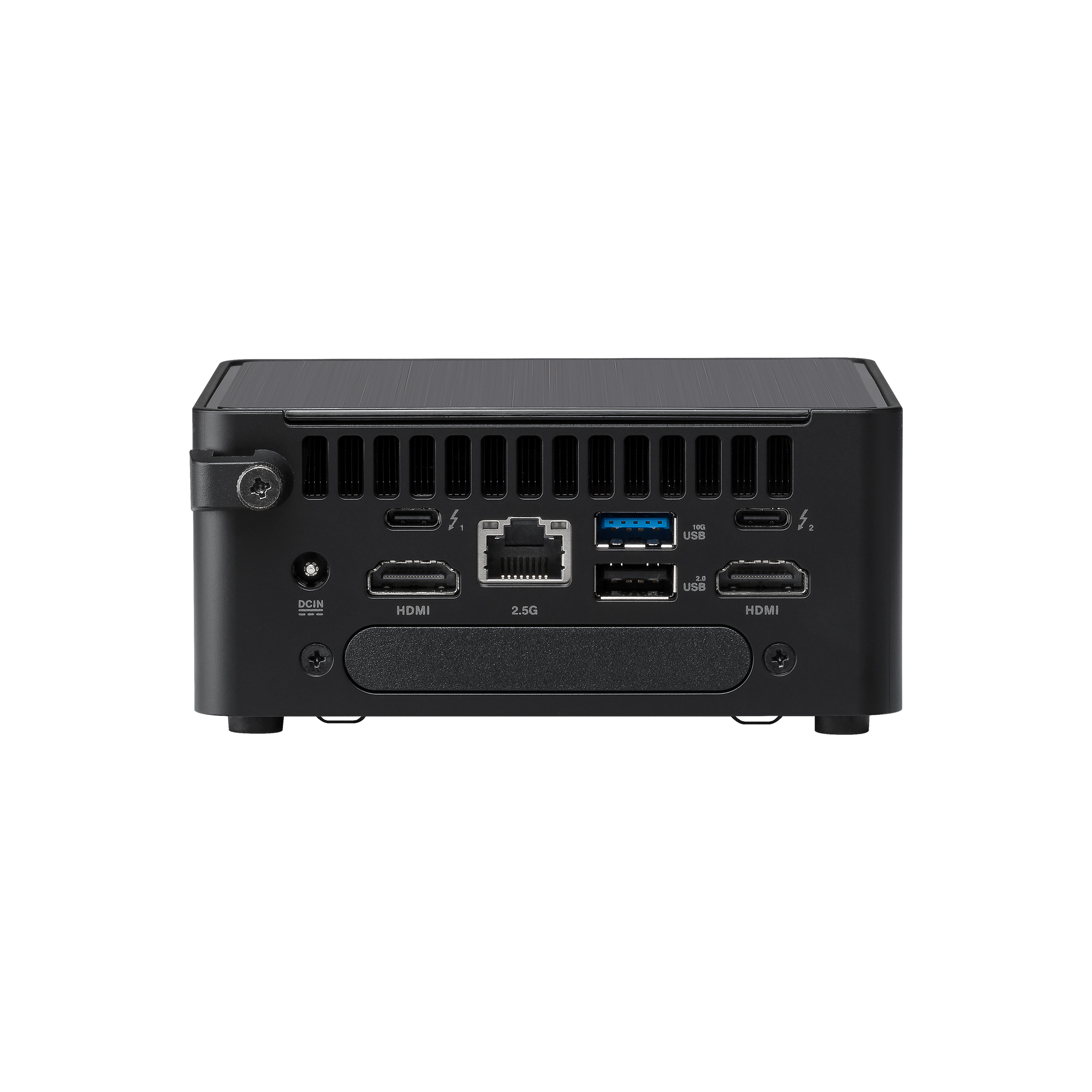 ASUS NUC 14 Pro RNUC14RVHI300000I - Barebone - Mini-PC - 1 x Core 3 100U / 1.2 GHz - RAM 0 GB - Intel Graphics - Bluetooth 5.3, Wi-Fi 6E, 1GbE, 2.5GbE - WLAN: Bluetooth 5.3, 802.11a/b/g/n/ac/ax (Wi-Fi 6E)