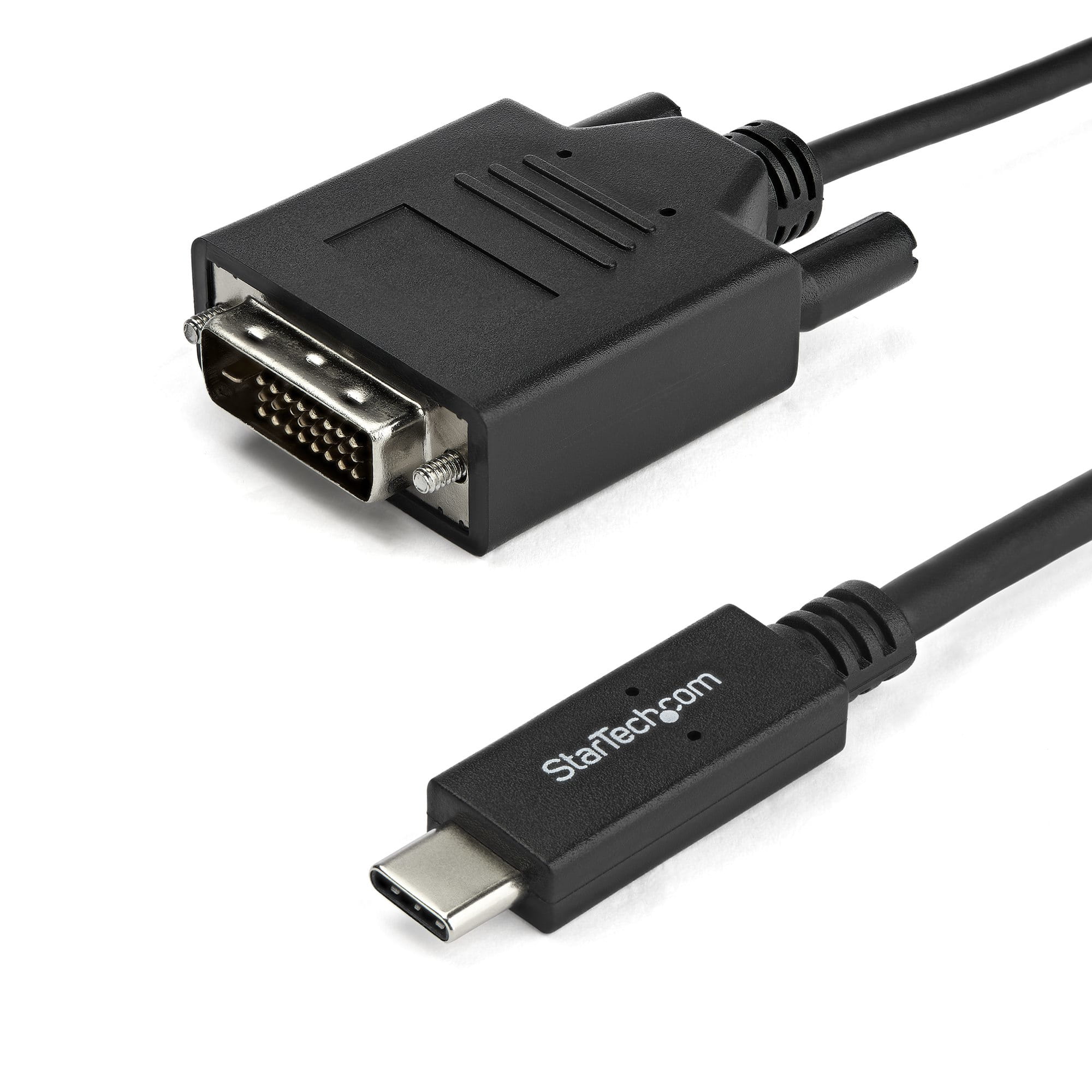 StarTech.com USB-C to DVI Cable - 6 ft / 2m - 1080p - 1920x1200 - USB-C DVI Monitor Cable - USB C Cable - Computer Monitor Cable (CDP2DVIMM2MB)