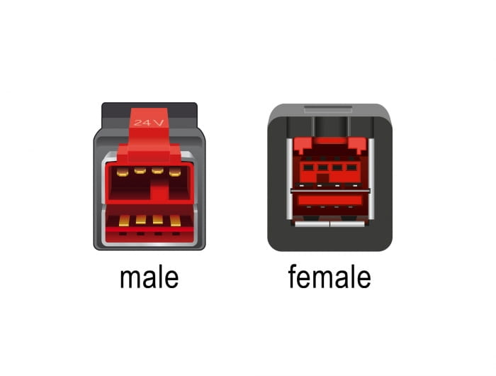Delock PoweredUSB Verlängerungskabel - USB PlusPower (24 V)