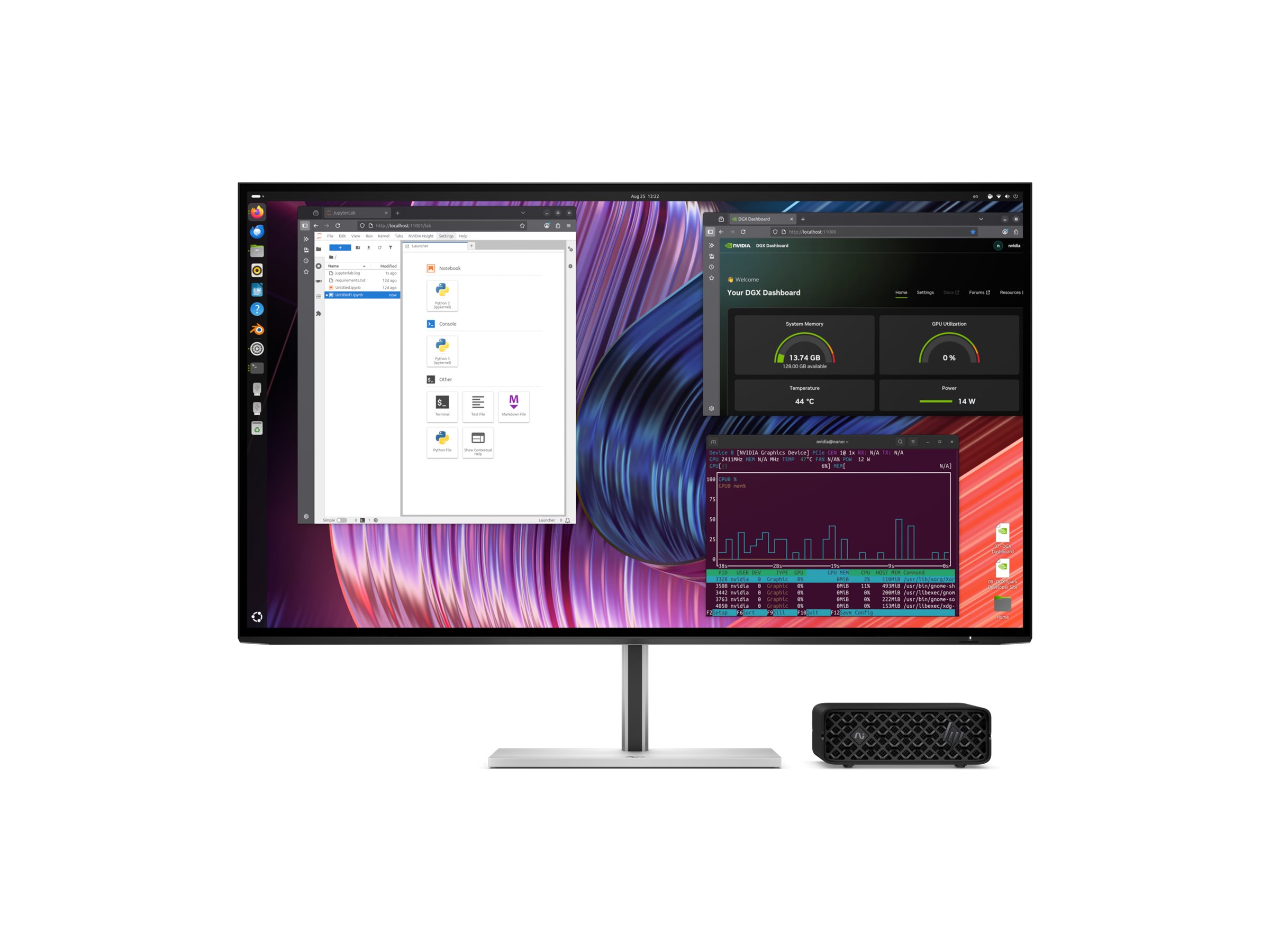 HP ZGX Nano G1n AI Station - Mini - 1 x GB10 geöffnet