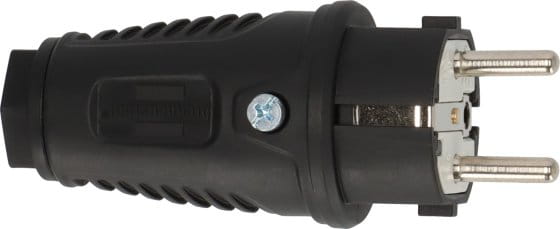 Brennenstuhl 1082040020, Type E/F, Schwarz, Gummi, IP54, 230 V, 16 A