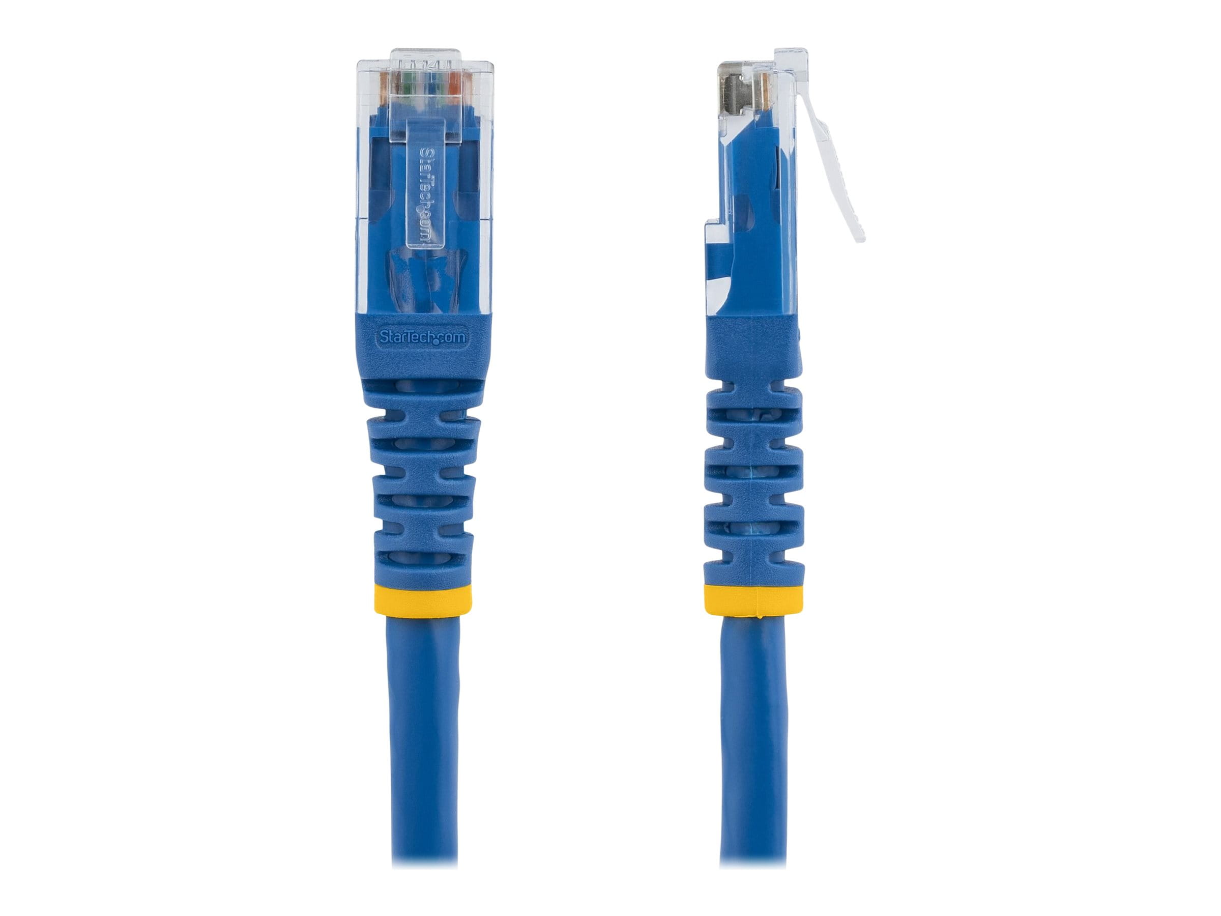 StarTech.com 6ft CAT6 Ethernet Cable, 10 Gigabit Molded RJ45 650MHz 100W PoE Patch Cord, CAT 6 10GbE UTP Network Cable with Strain Relief, Blue, Wiring is UL Certified/TIA - Category 6 - 24AWG (C6PATCH6BL)