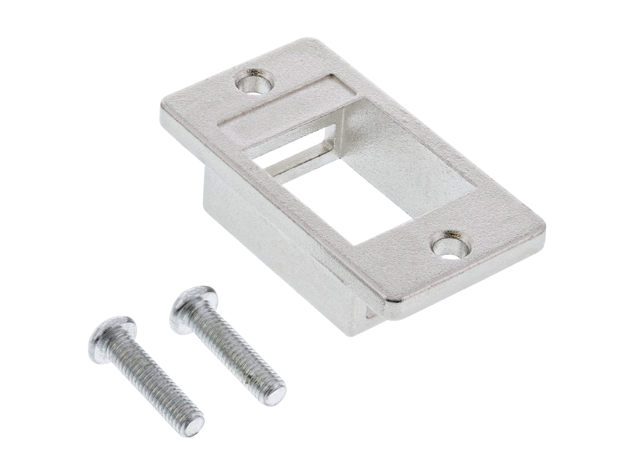 InLine Keystone SNAP-In Modulhalter - 1-fach - Metall - für flache Oberflächen
