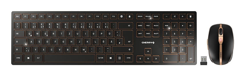 Cherry DW 9100 SLIM - Tastatur-und-Maus-Set