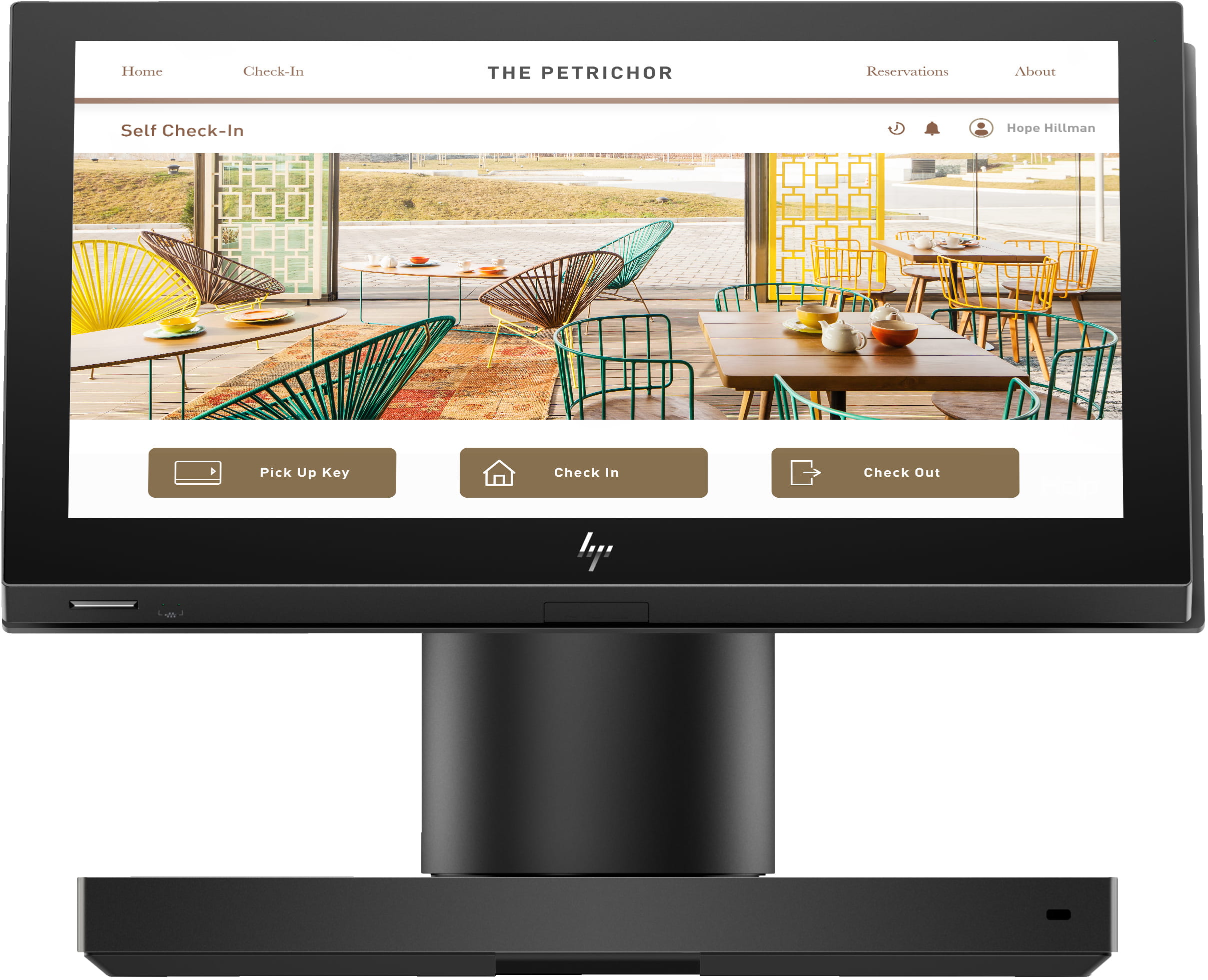 HP Engage One Essential - All-in-One - 1 x Pentium N6415 / 1.2 GHz - RAM 8 GB - SSD 256 GB - NVMe - UHD Graphics - 1GbE, NFC - WLAN: 802.11a/b/g/n/ac, NFC, Bluetooth 4.2 - Win 10 IoT Enterprise 2021 LTSC - Monitor: LED 35.6 cm (14")