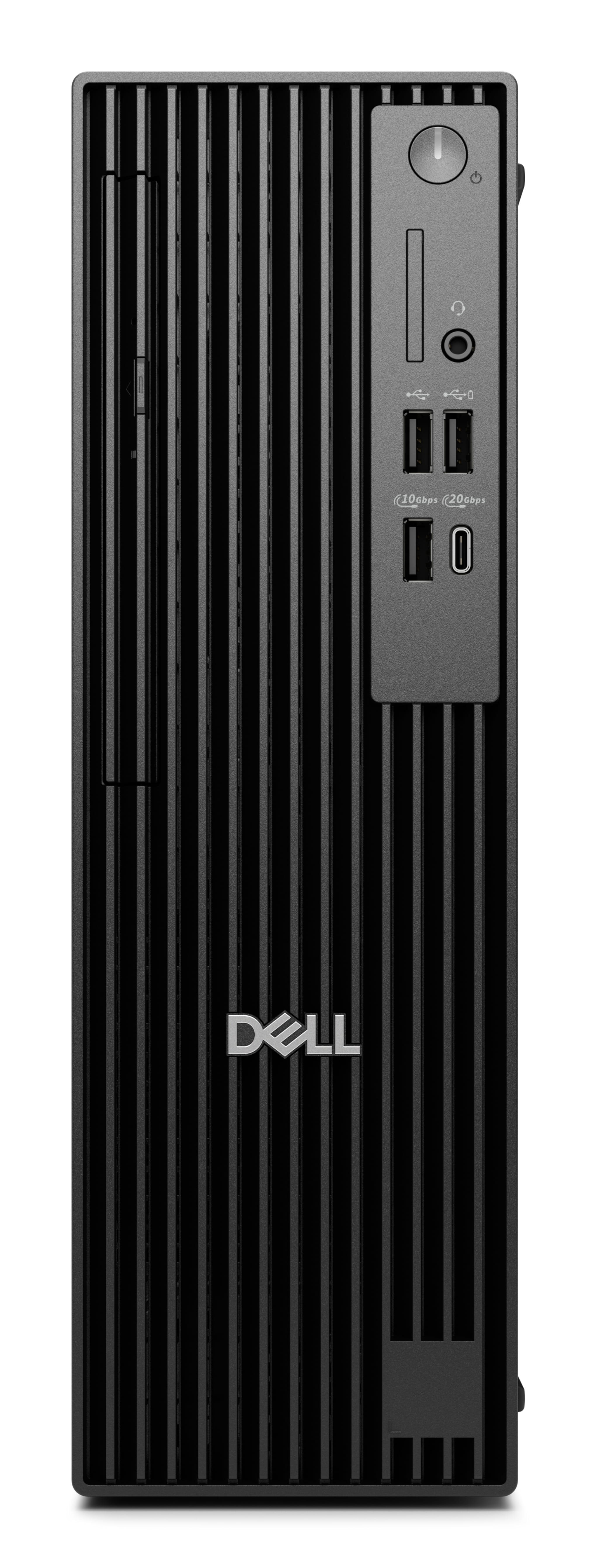 Dell Pro Slim Plus QBS1250 - Slim Desktop - Core Ultra 5 235 / 3.4 GHz - RAM 16 GB - SSD 512 GB - NVMe, TLC - Intel Graphics - 1GbE, Wi-Fi 6E, Bluetooth - WLAN: 802.11a/b/g/n/ac/ax (Wi-Fi 6E)
