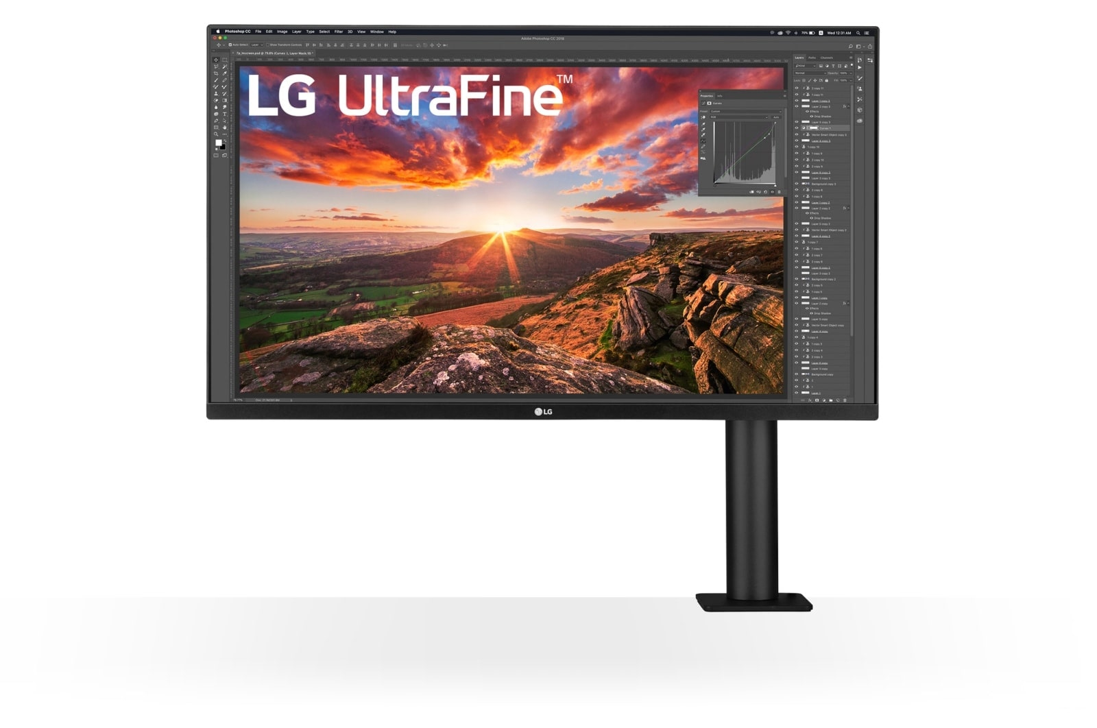 LG UltraFine Ergo 32UN880P-B - UN880P Series - LED-Monitor - 80 cm (32")