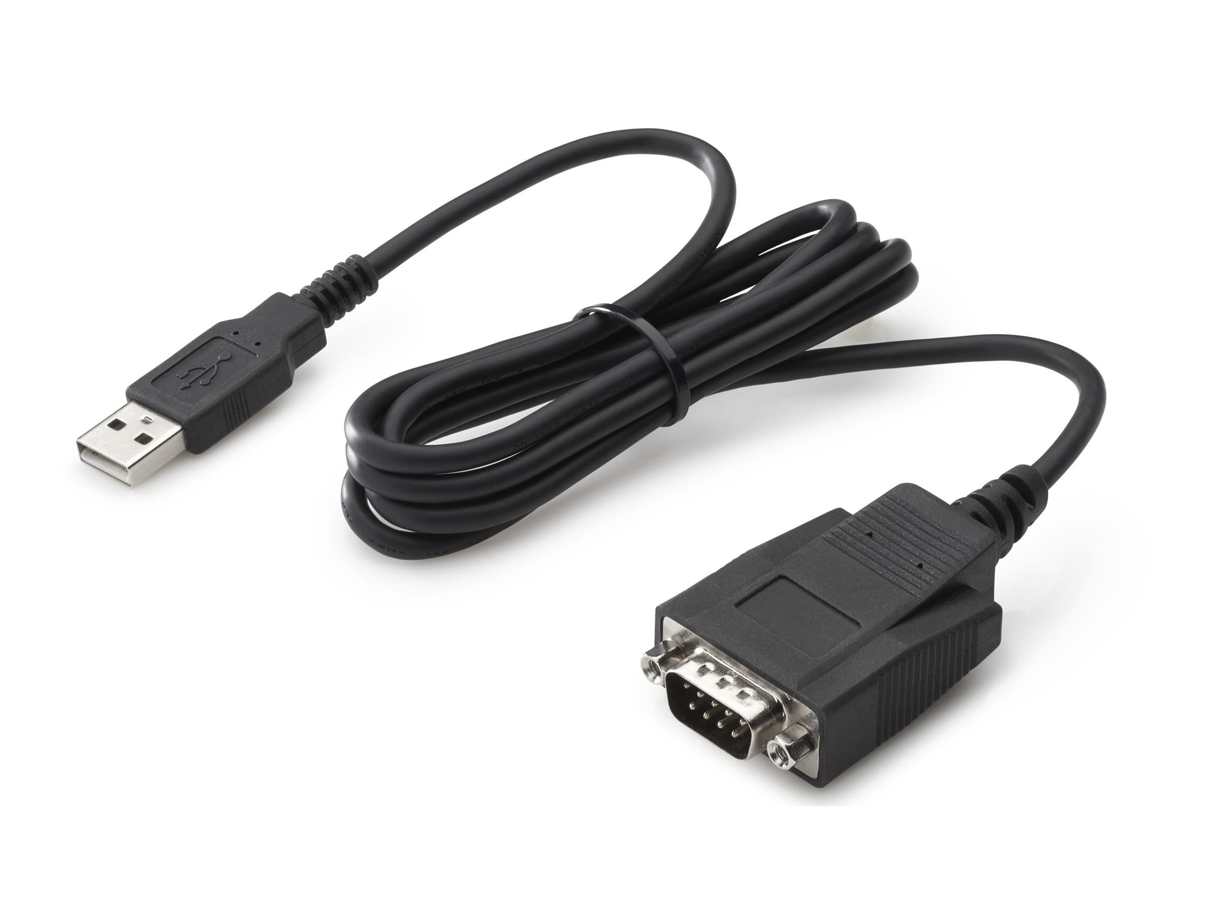 HP  Serieller Adapter - USB - RS-232 x 1 - Schwarz