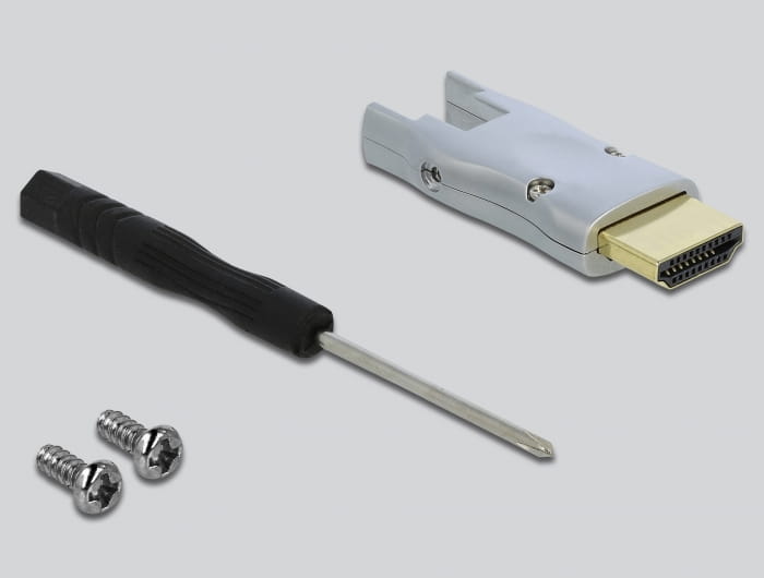 Delock HDMI-Kabel - 19 pin micro HDMI Type D männlich zu 19 pin micro HDMI Type D männlich - 10 m - Schwarz - 4K Unterstützung, Active Optical Cable (AOC)