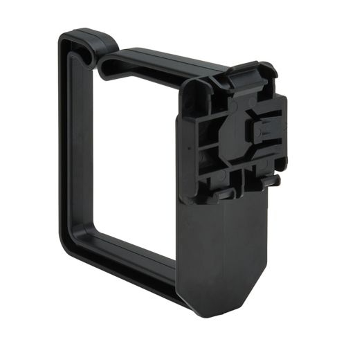Eaton Tripp Lite Series Cable Management D-Rings for DIN Rails - Multi-Angle, 2U, Black, 2 Pack - D-Ring-Kabelführungskit (horizontal / vertikal)