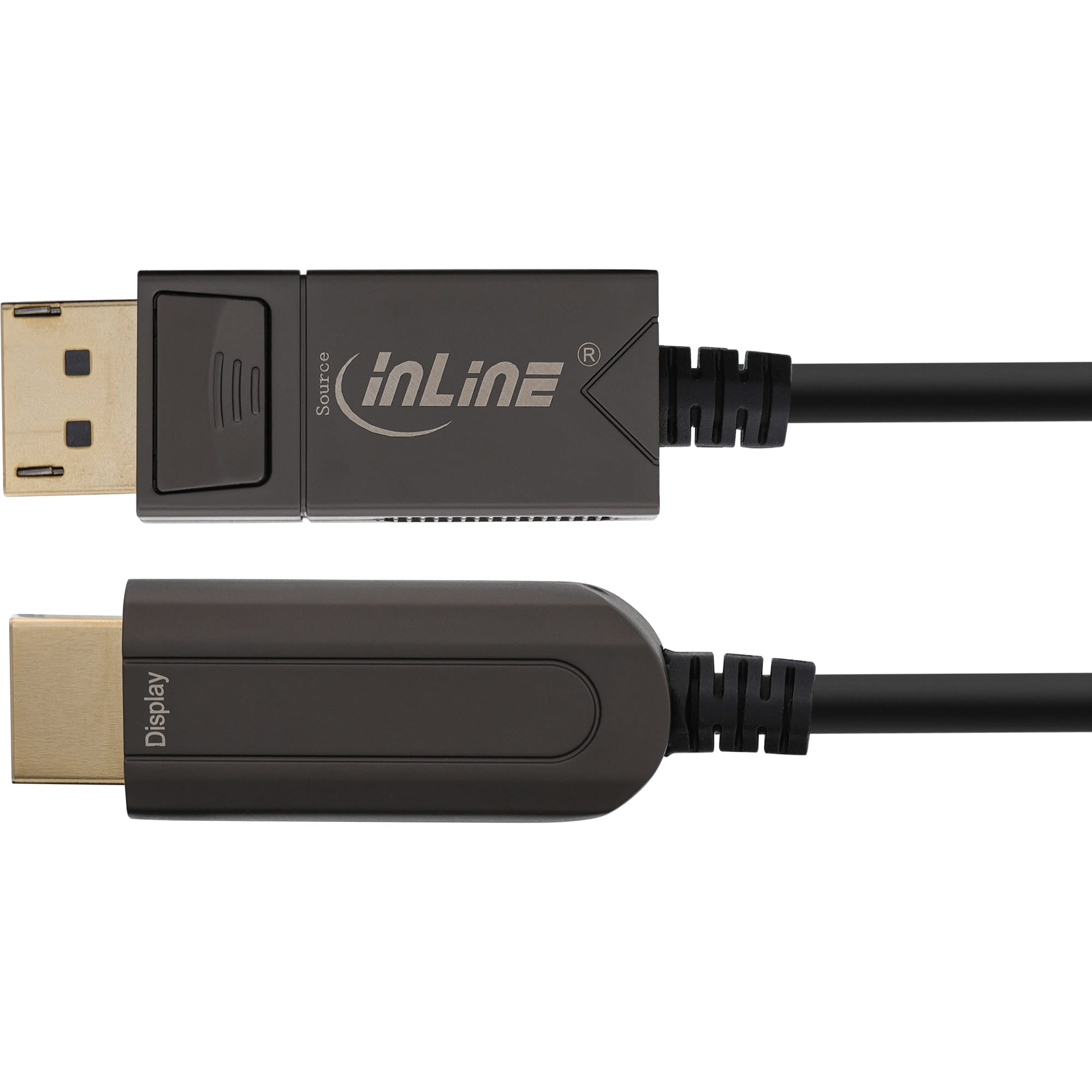 InLine DisplayPort zu HDMI AOC Konverter Kabel - 4K/60Hz - schwarz - 15m