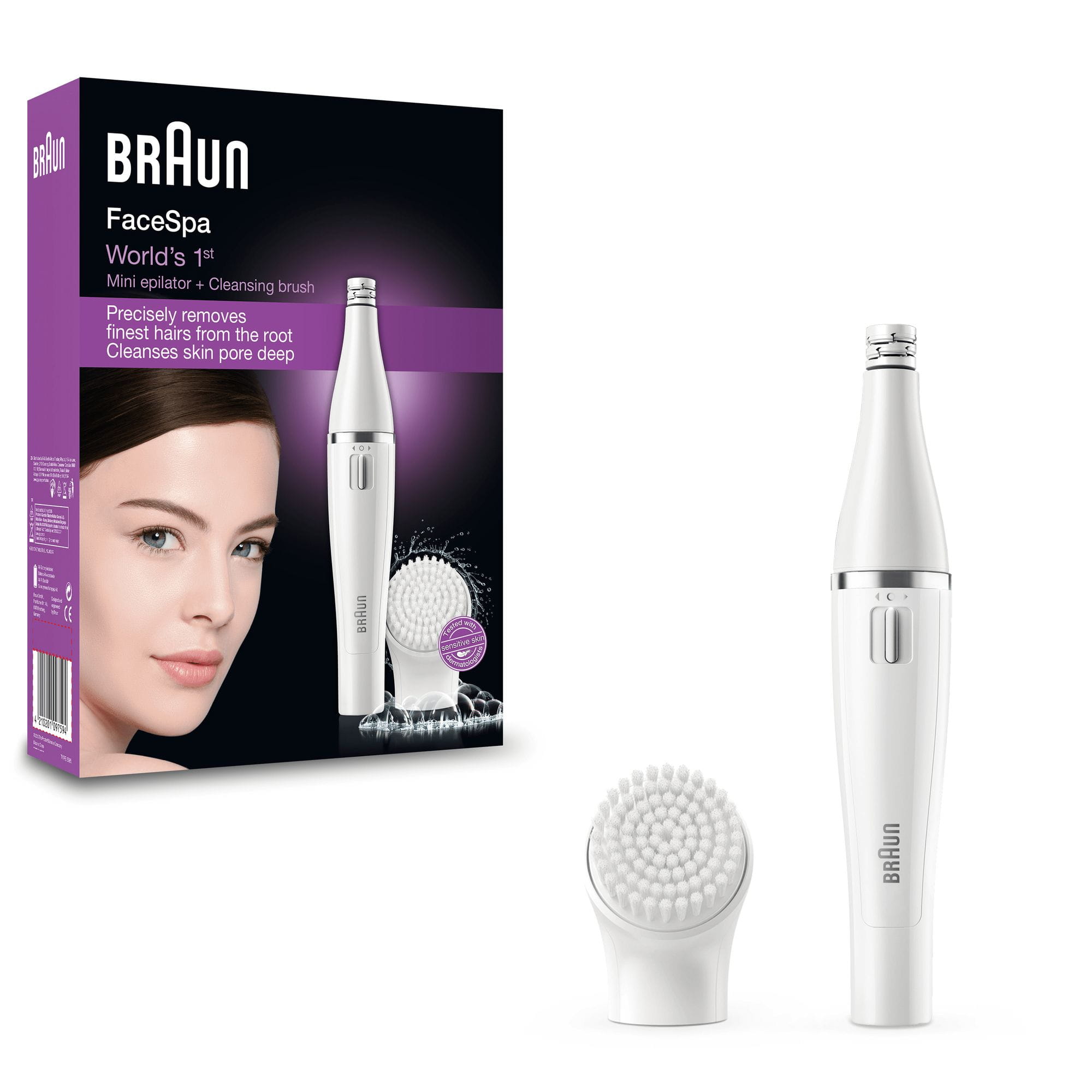 Braun Face 810 - Gesichtsepilierer - schnurlos