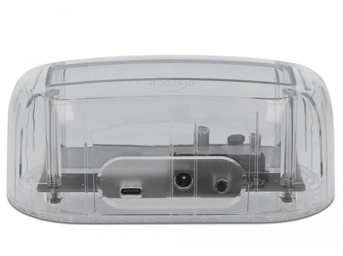 Delock HDD-Dockingstation Schächte: 1 - 2,5" / 3,5" gemeinsam genutzt (6,4 cm/8,9 cm gemeinsam genutzt)
