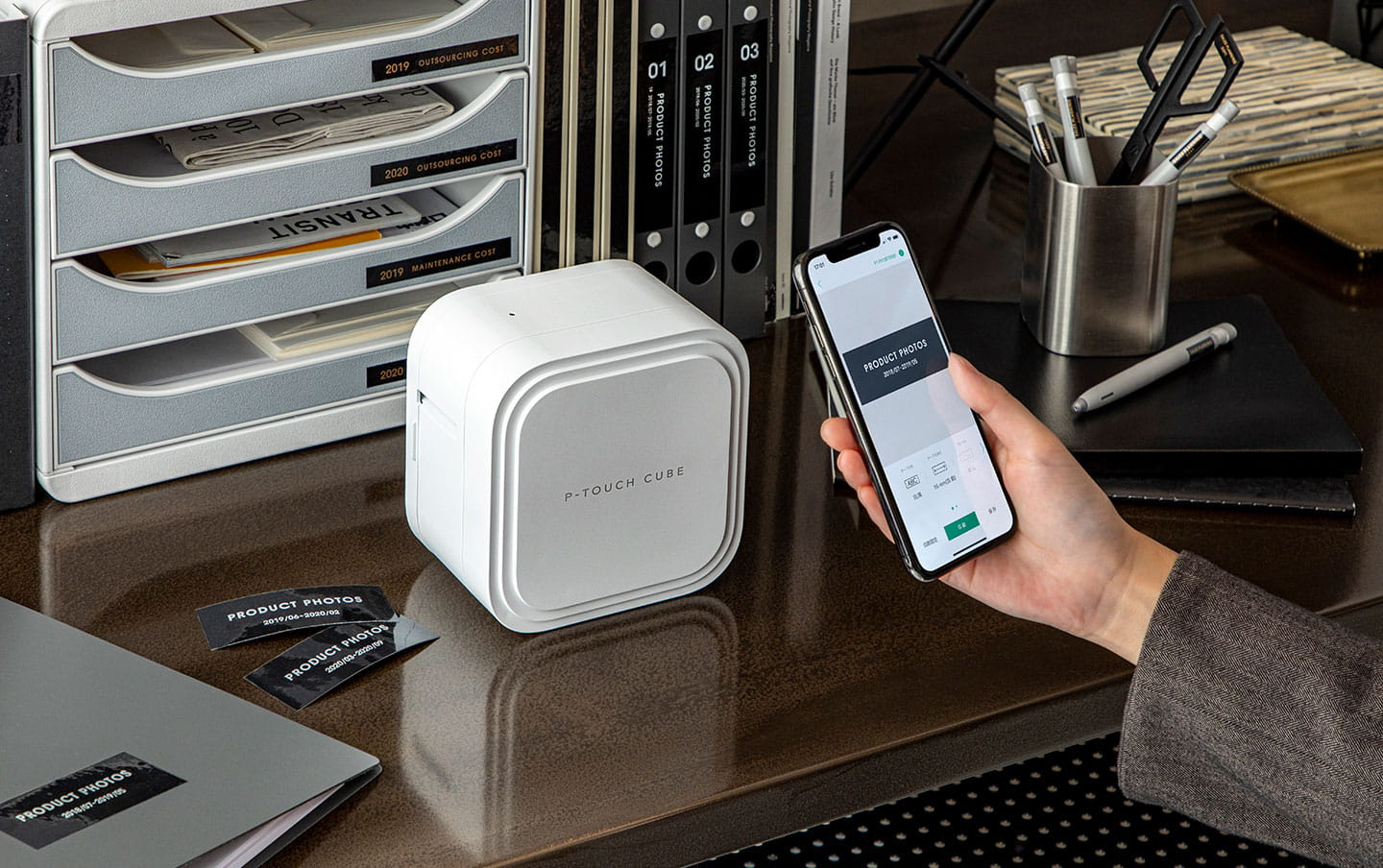 Brother P-Touch Cube Pro PT-P910BT - Etikettendrucker - Thermotransfer - Rolle (3,6 cm)