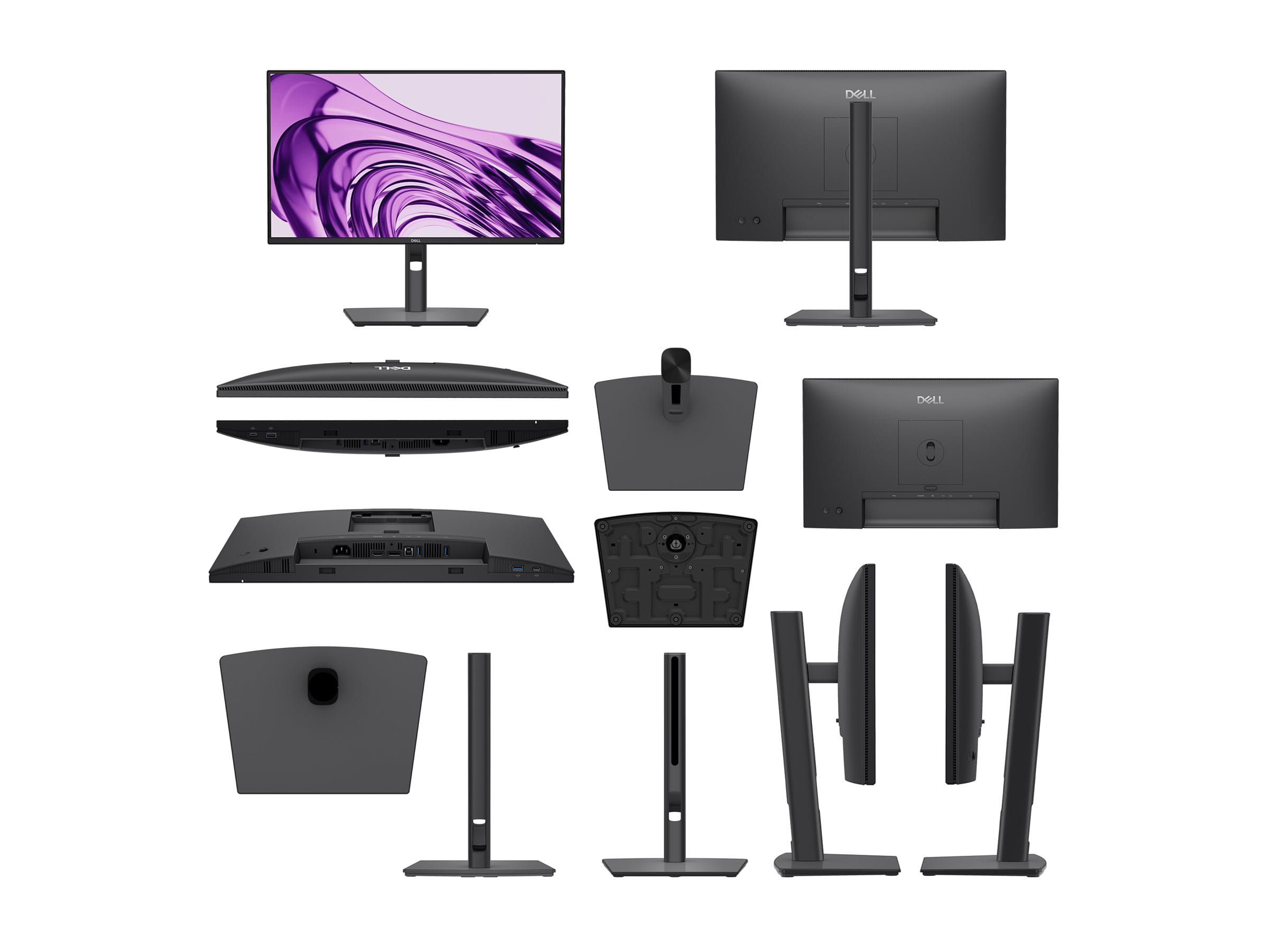 Dell Pro P P2226H, 54,6 cm (21.5"), 1920 x 1080 Pixel, Full HD, LCD, 8 ms, Grau