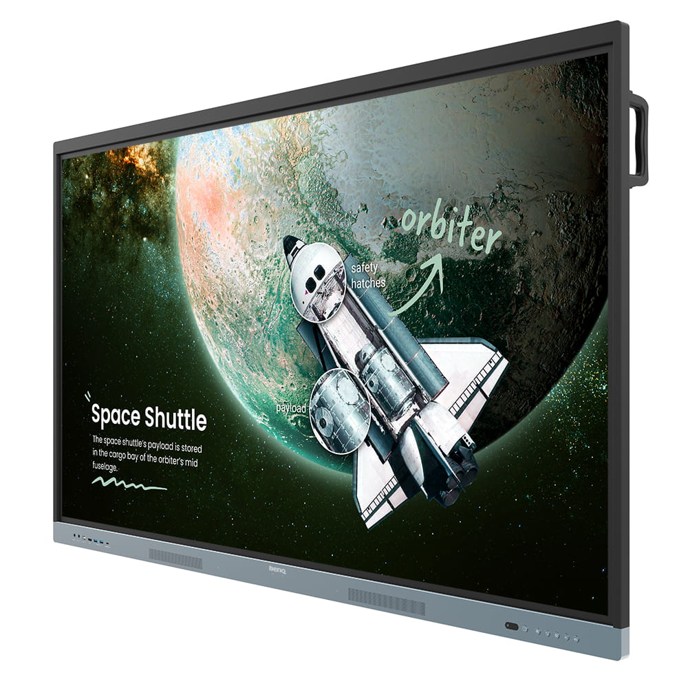 BenQ Board Pro RE6504 - 165 cm (65") Diagonalklasse RP04 Series LCD-Display mit LED-Hintergrundbeleuchtung - Bildung - mit interaktives Whiteboard integriert, Touchscreen (Multitouch)