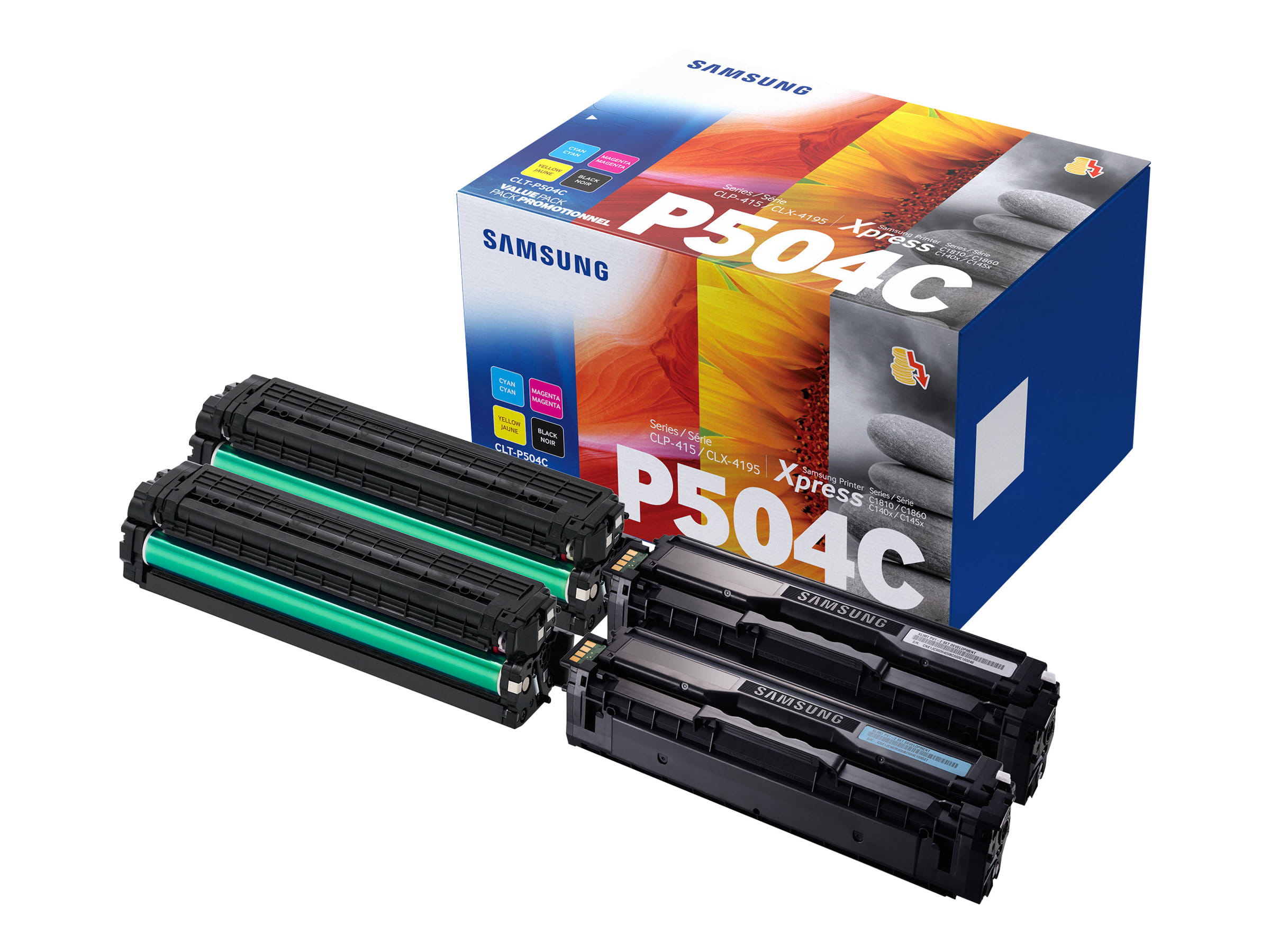 HP Samsung CLT-P504C - 4er-Pack - Schwarz, Gelb, Cyan, Magenta - Original - Tonerpatrone (SU400A)