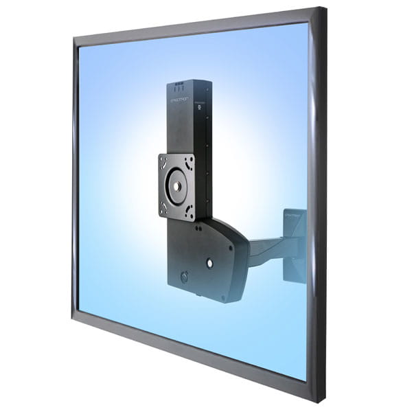 Ergotron Befestigungskit (VESA-Adapter, Lift-Element, voll beweglicher Arm) - Konstante Krafttechnologie - für LCD-Display - Gleitschiene, für leichte Last mit Verlängerung (LD-X)