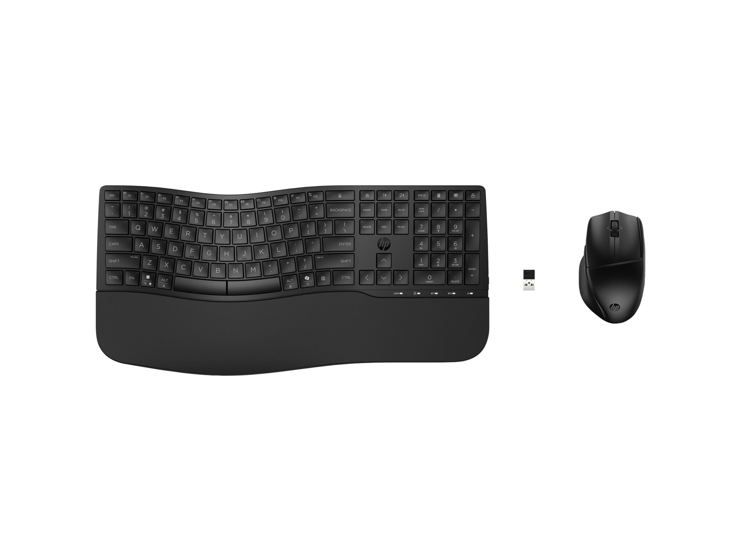 HP 685 - Tastatur-und-Maus-Set - Dual Mode, 3-Zonen-Layout
