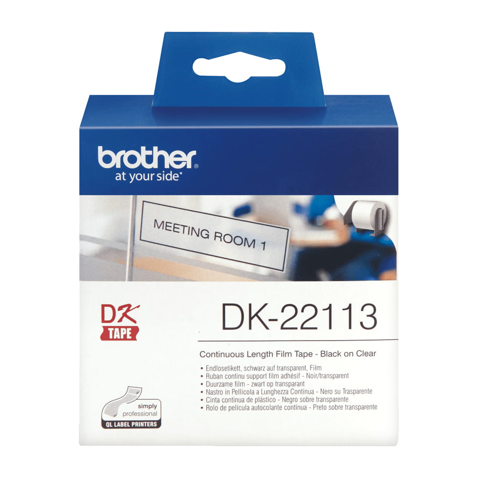 Brother DK-22113 - Klar - Rolle (6,2 cm x 15,2