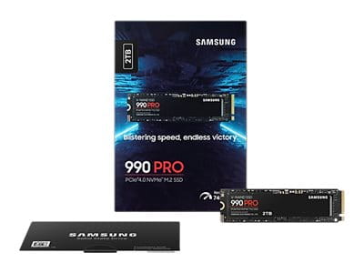 Samsung 990 PRO MZ-V9P2T0BW - SSD - verschlüsselt - 2 TB - intern - M.2 2280 - PCIe 4.0 x4 (NVMe)