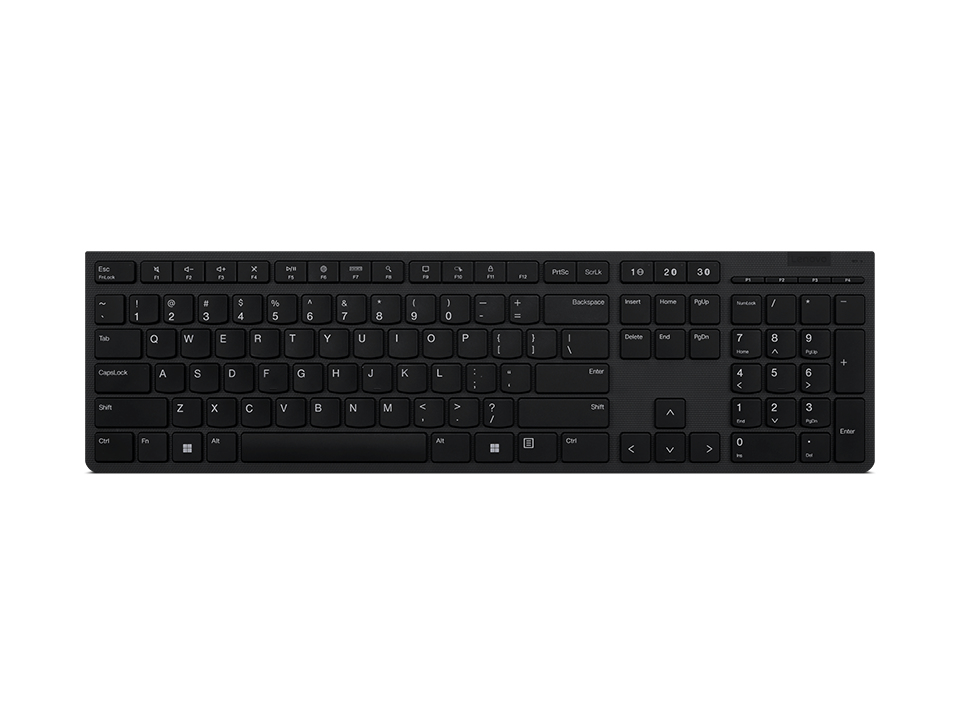 Lenovo Professional - Tastatur - kabellos - 2.4 GHz, Bluetooth