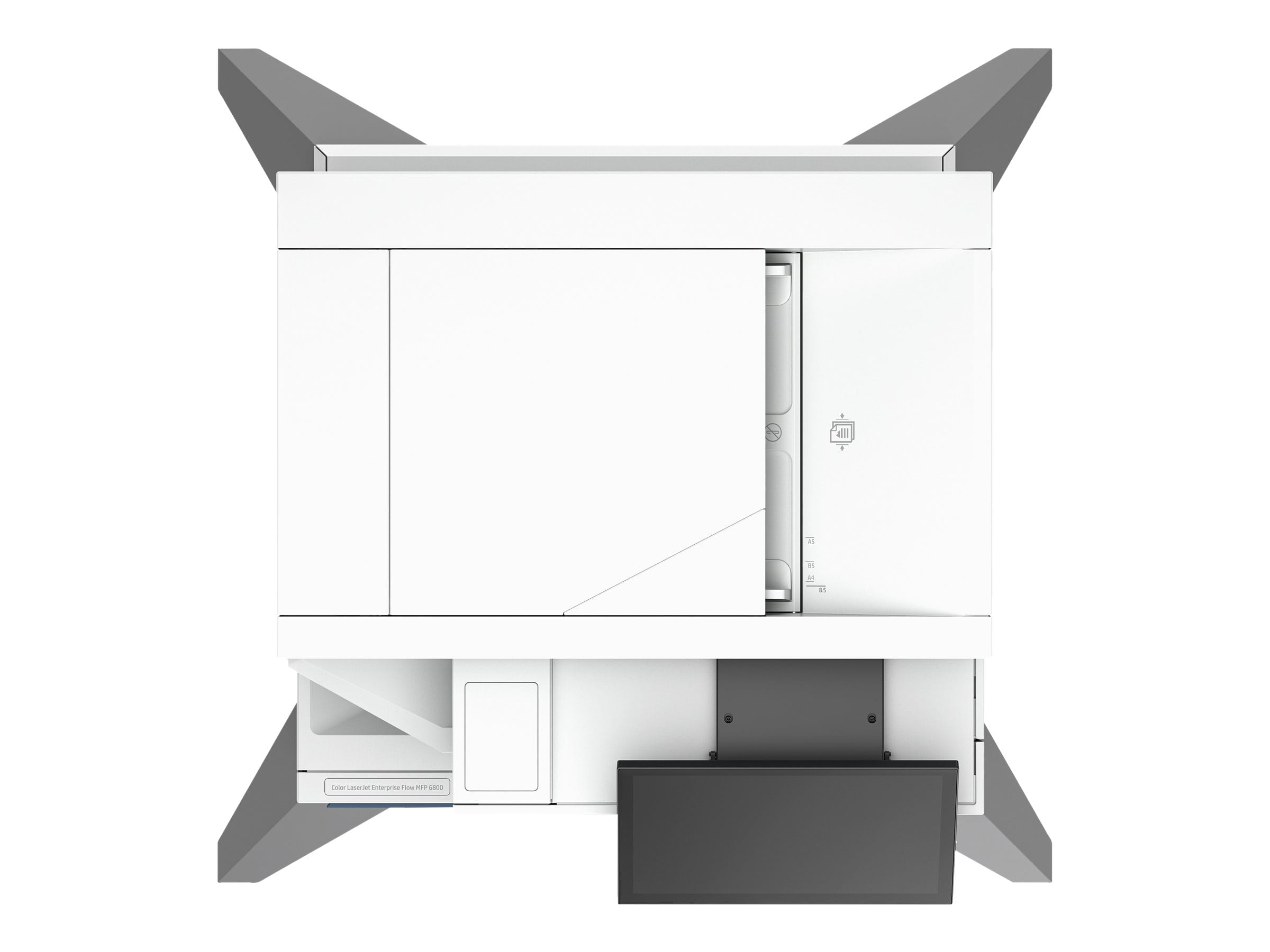 HP LaserJet Enterprise Flow MFP 6800zfsw - Multifunktionsdrucker - Farbe - Laser - Legal (216 x 356 mm)