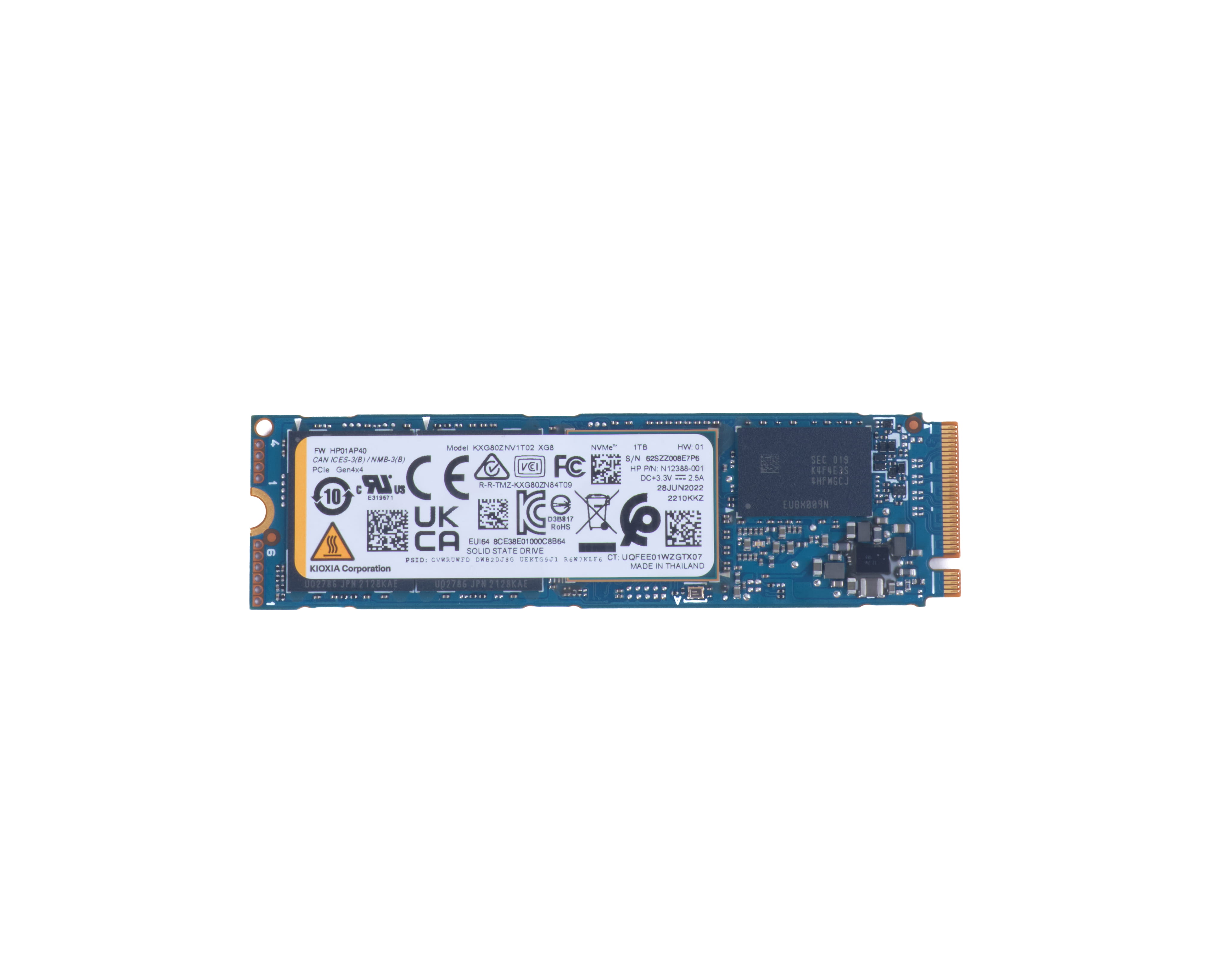 HP  SSD - 1 TB - intern - M.2 2280 - PCIe 4.0