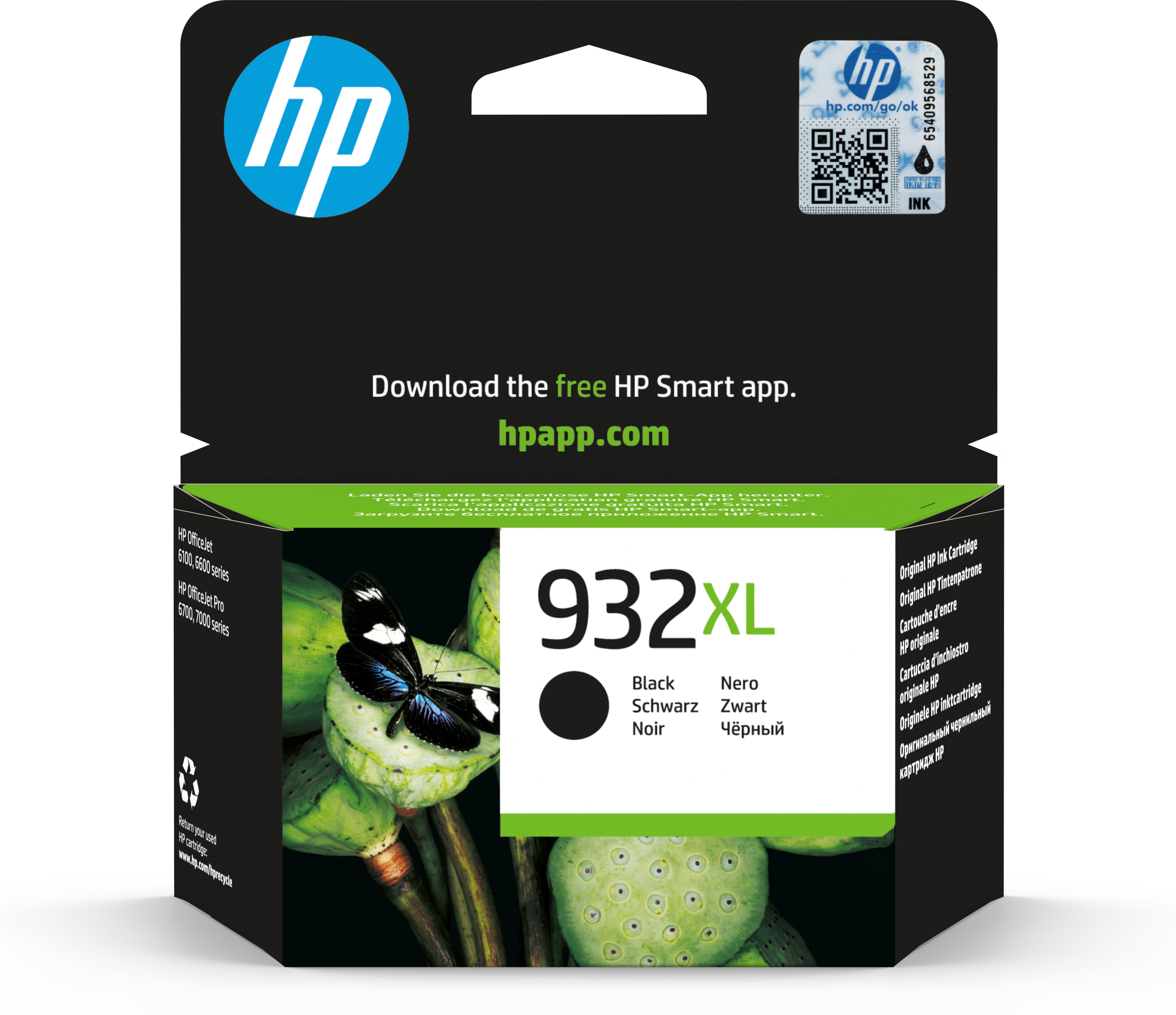HP 932XL - Hohe Ergiebigkeit - Schwarz - original
