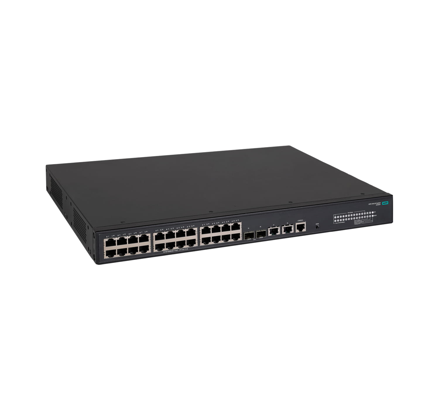 HPE FlexNetwork 5140 24G PoE+ 2SFP+ 2XGT EI - Switch - L3 - Smart - 24 x 10/100/1000 (PoE+) - managed