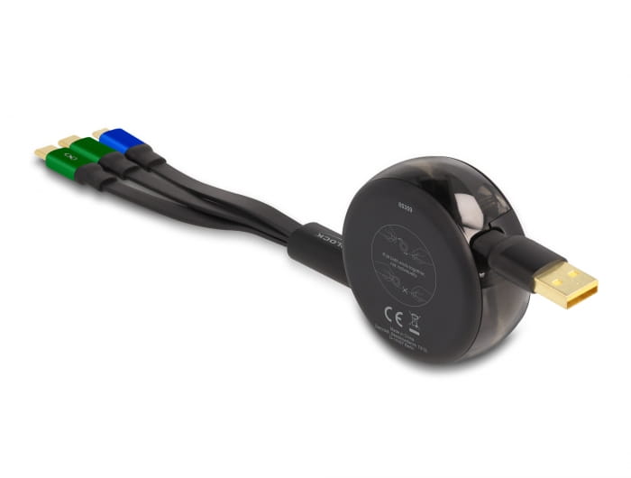 Delock USB-Kabel - USB (M) zu Micro-USB Typ B, 24 pin USB-C (M)