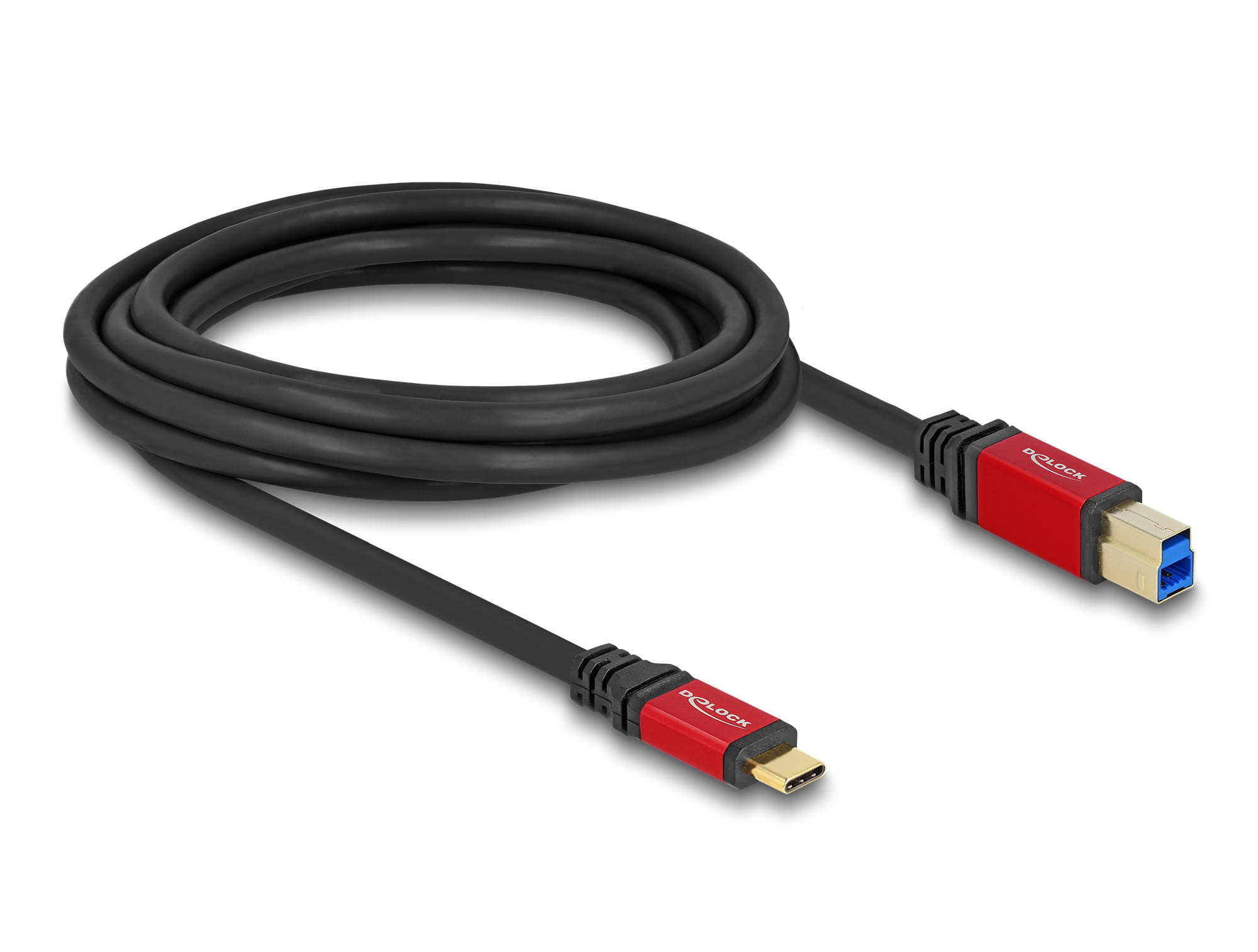 Delock USB-Kabel - 24 pin USB-C (M) zu USB Type B (M)