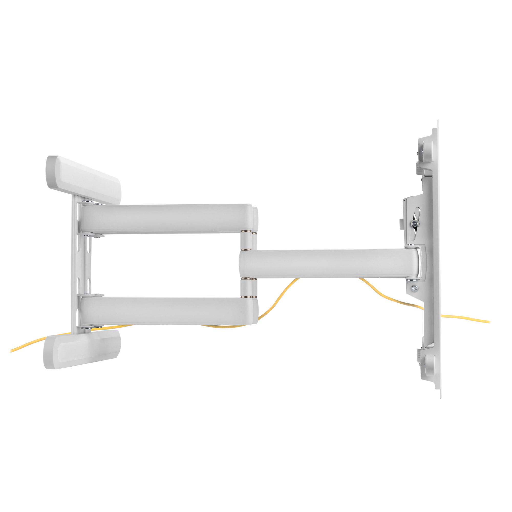InLine Premium Aluminium Wandhalterung - für Flach-TV (37-80") - weiß