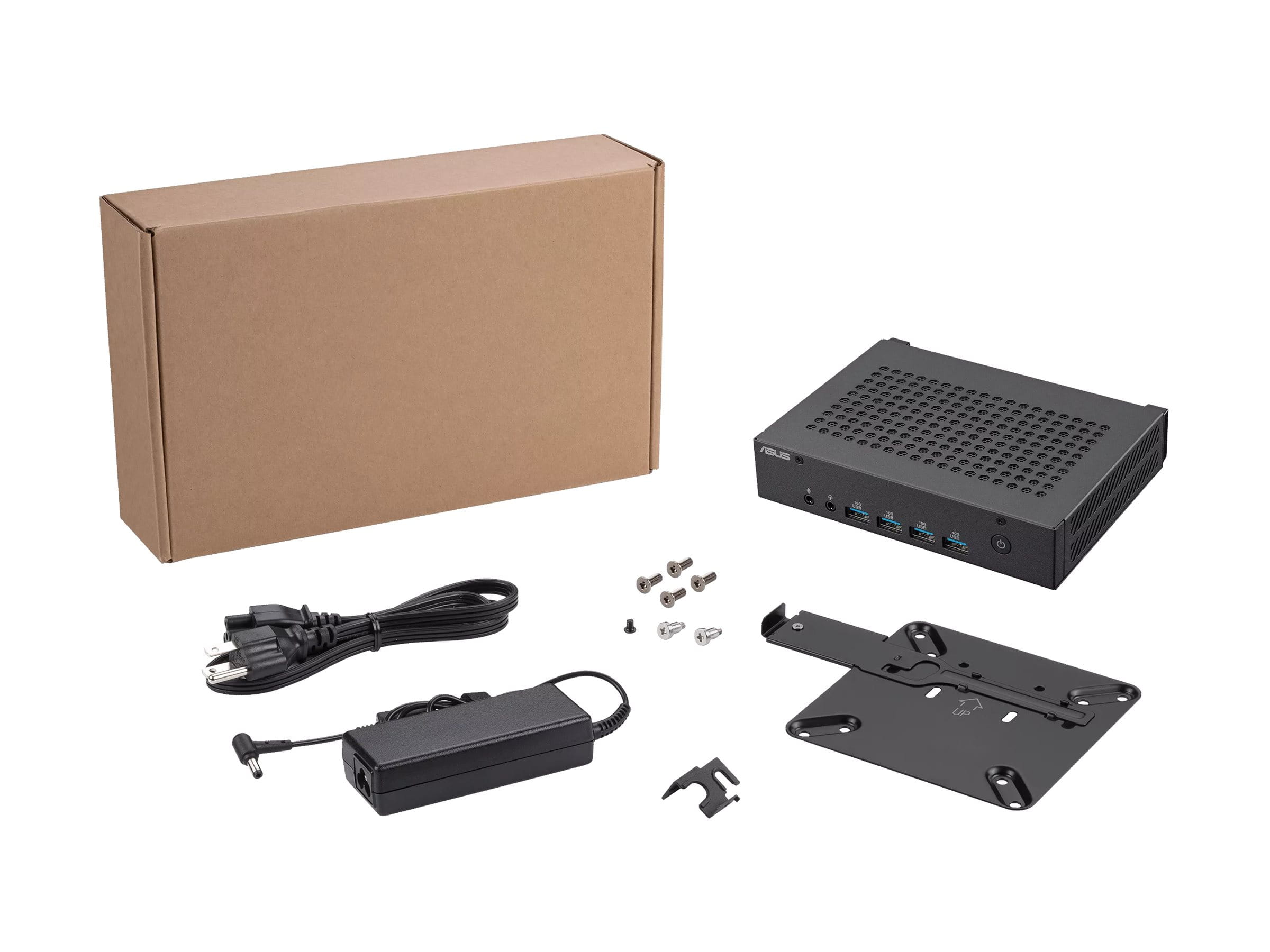 ASUS ExpertCenter PN43 SN100AD - Mini-PC - N-series N100 - RAM 4 GB - SSD 128 GB - NVMe - UHD Graphics - Wi-Fi 6E, 1GbE, 2.5GbE, Bluetooth 5.2 - WLAN: 802.11a/b/g/n/ac/ax (Wi-Fi 6E) *Open Box*