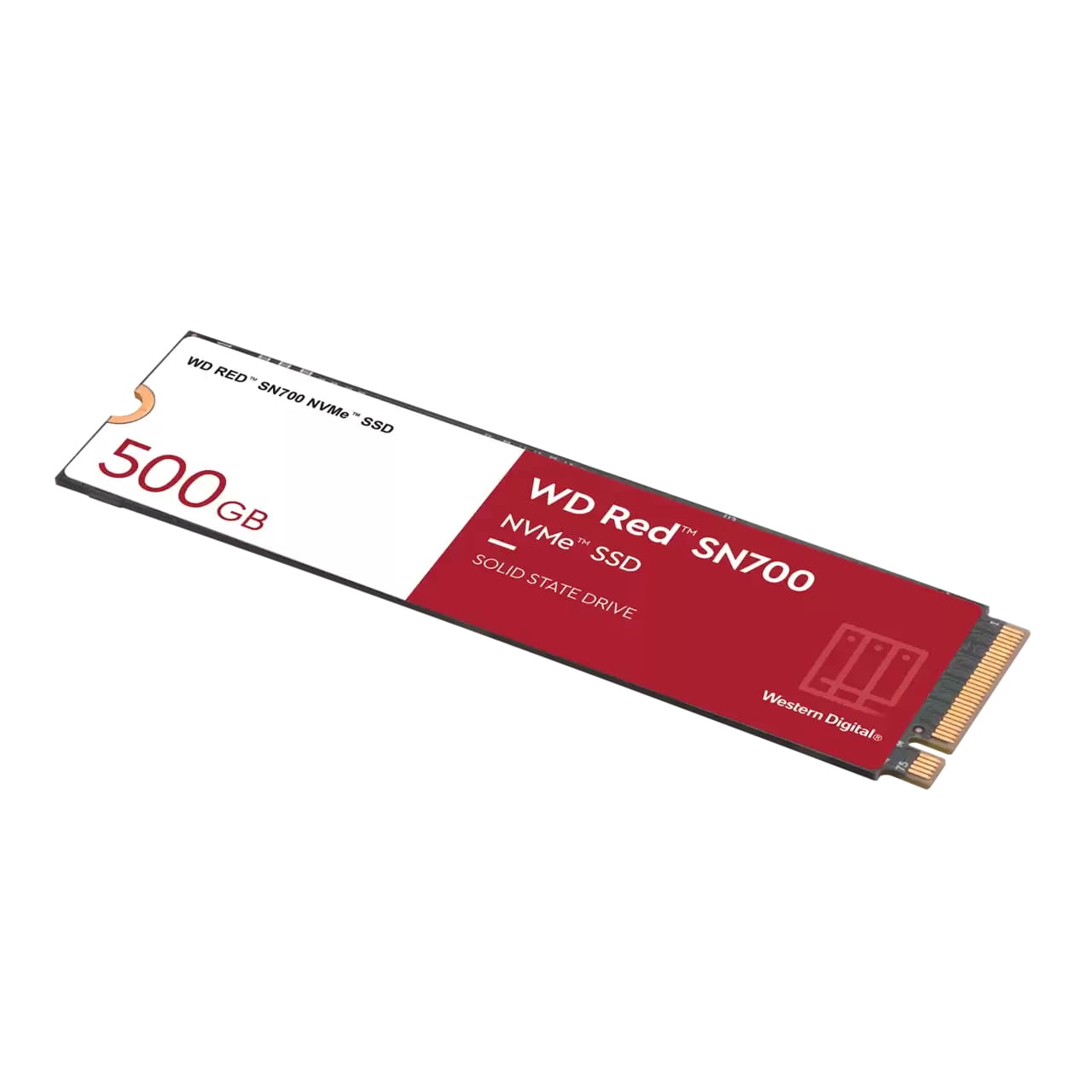 WD Red SN700 WDS500G1R0C-68BDK0 - SSD - 500 GB - intern - M.2 2280 - PCIe 3.0 x4 (NVMe)