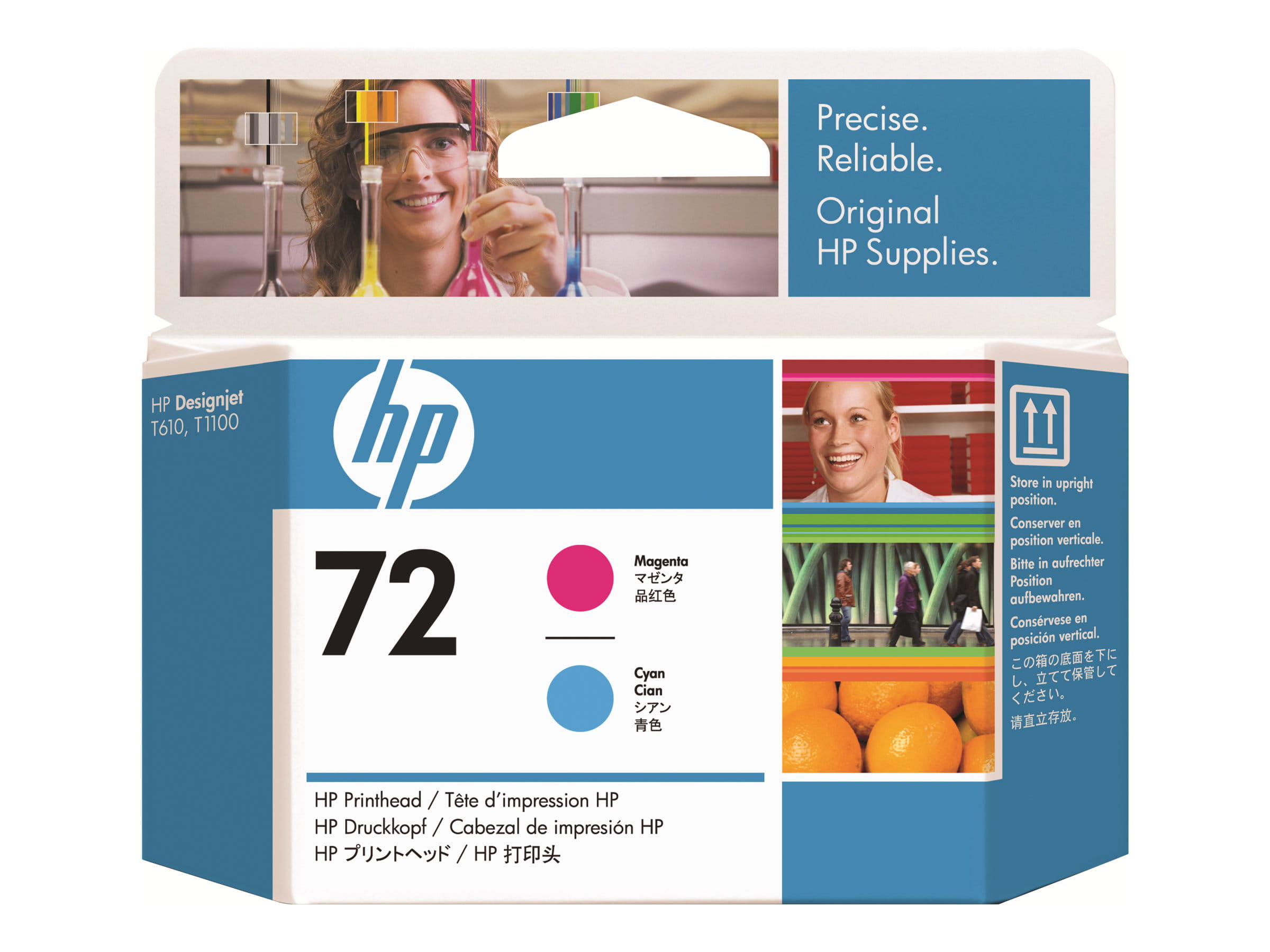 HP 72 - Cyan, Magenta - Druckkopf - für DesignJet